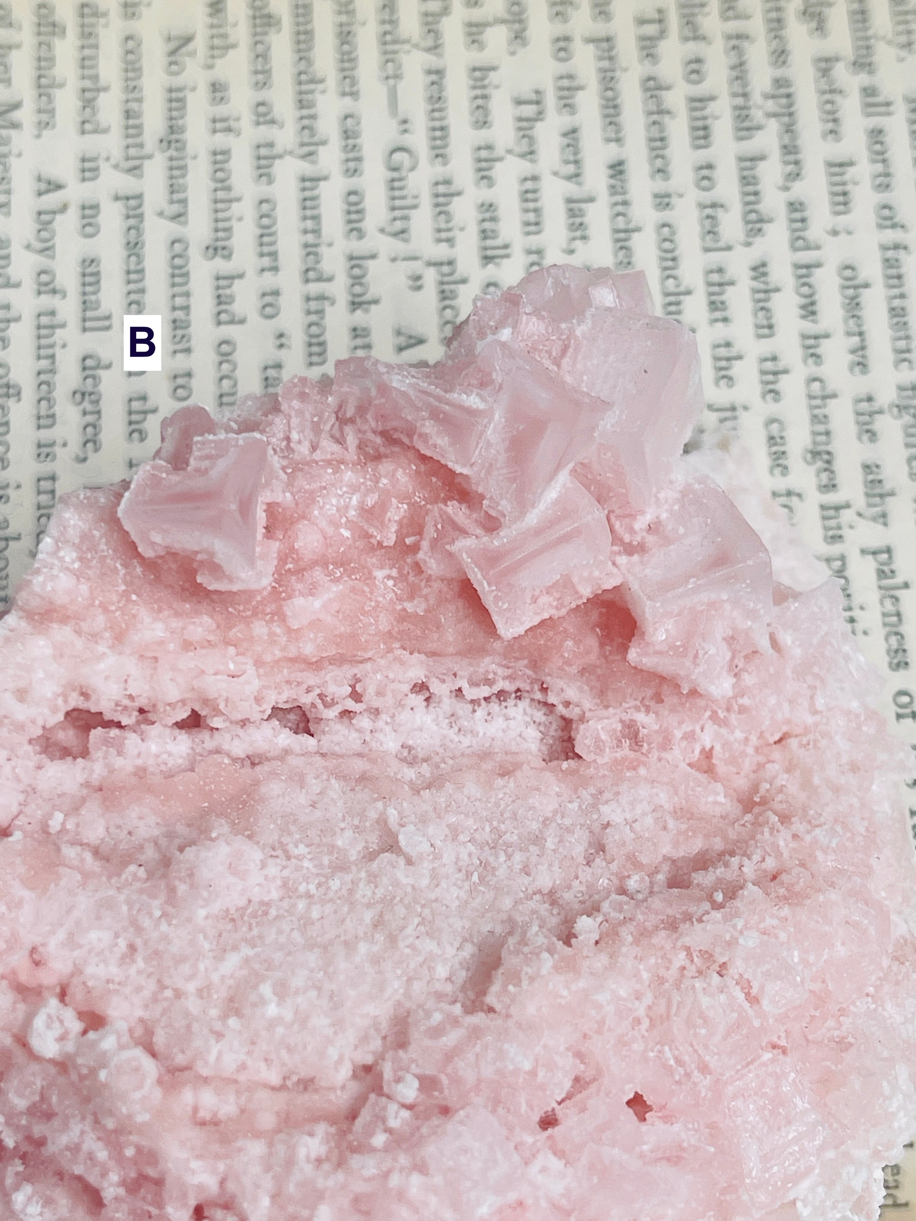 Beautiful Pink Halite Specimen