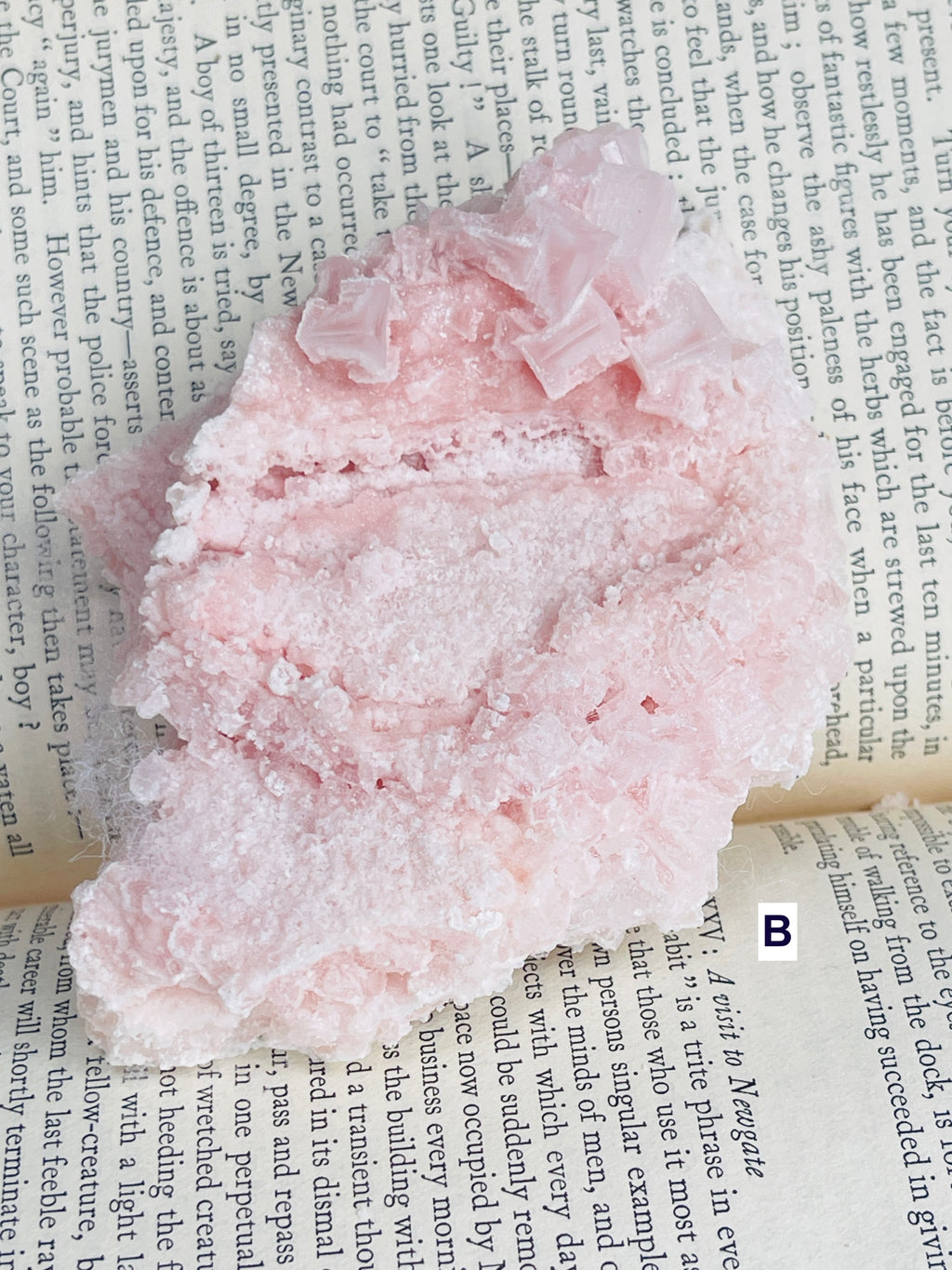 Beautiful Pink Halite Specimen