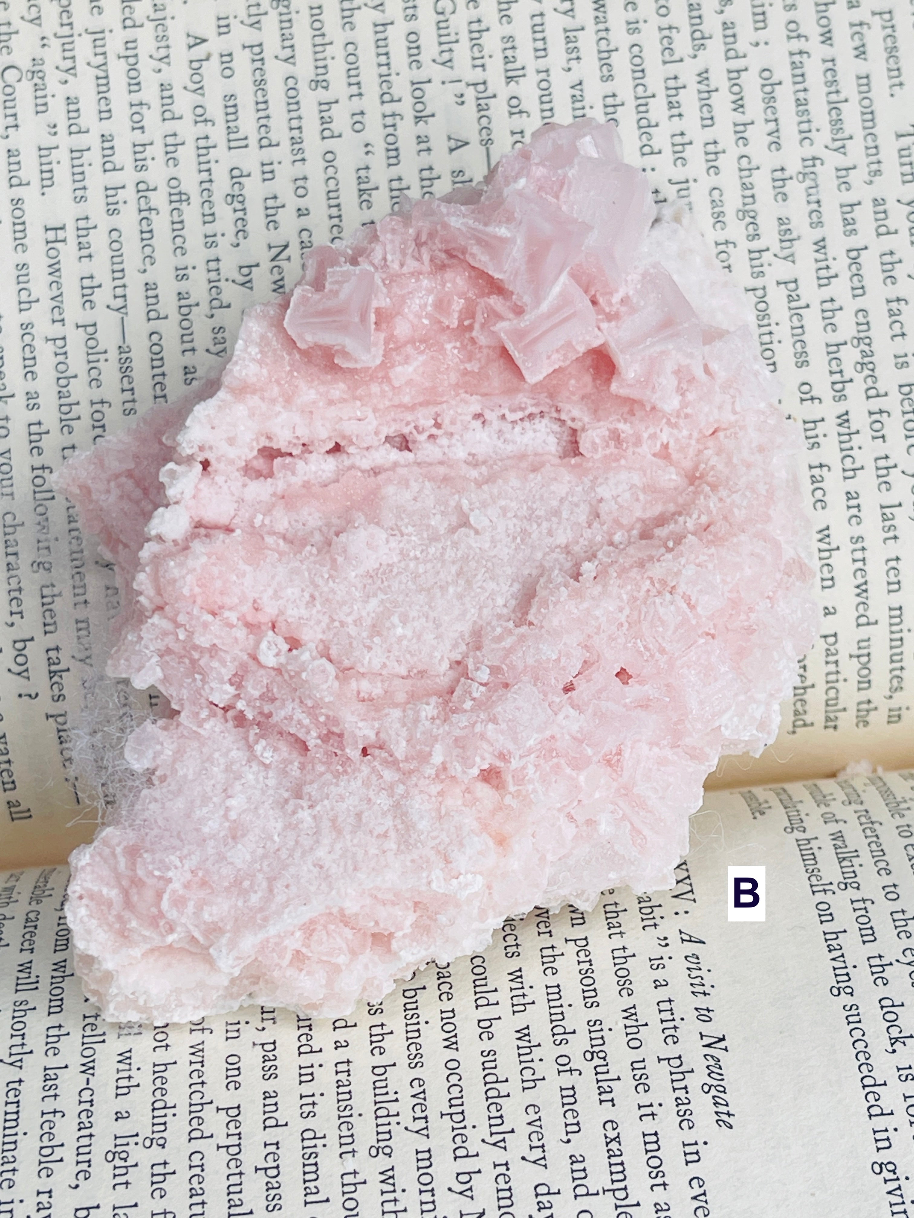 Beautiful Pink Halite Specimen