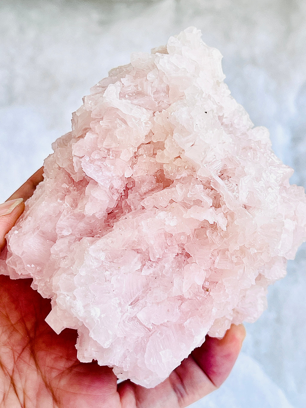 Pink Halite Specimen – Natural Salt Crystal | Owens Lake, California | 168g