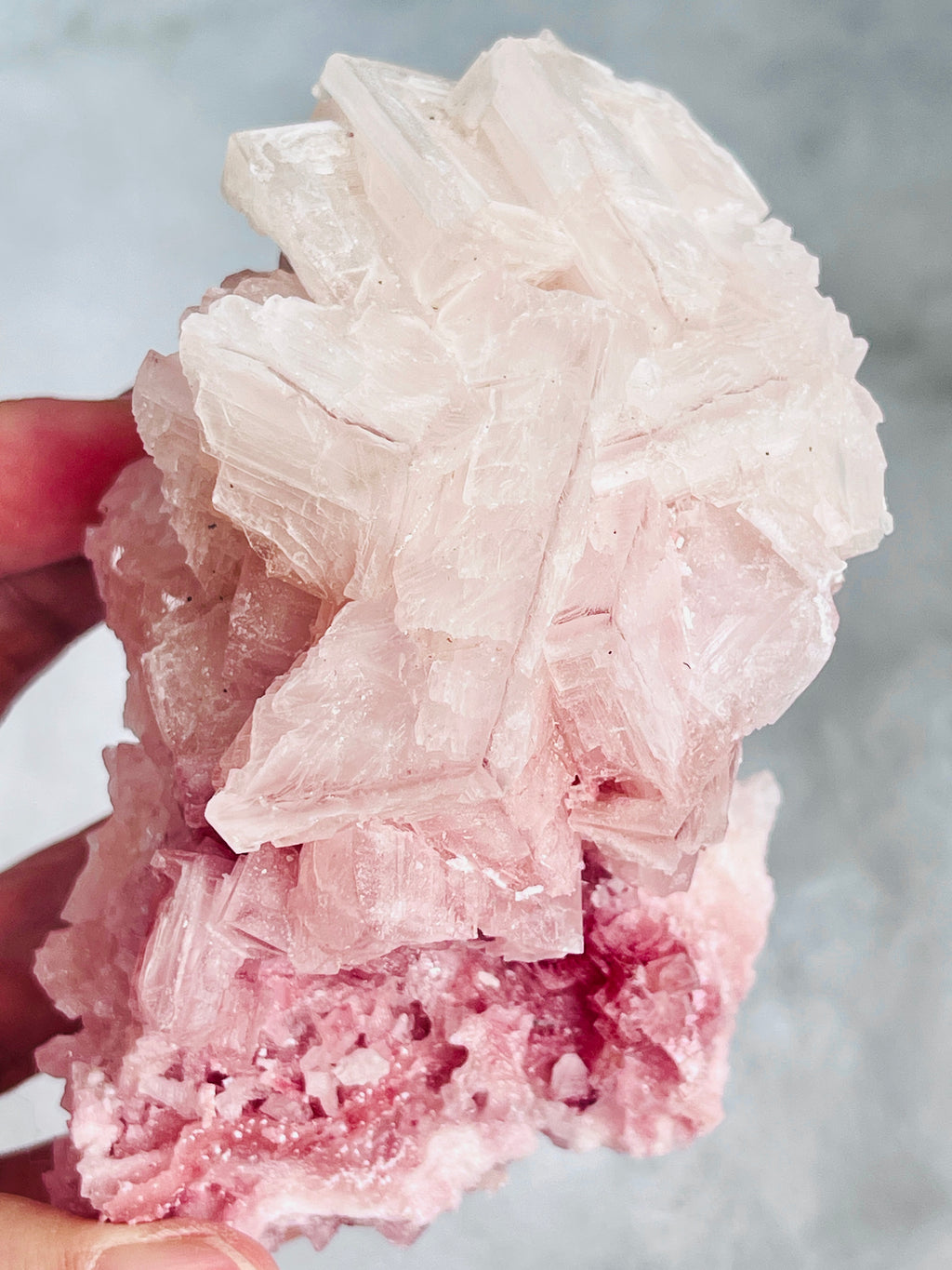 Pink Halite Specimen – Natural Salt Crystal | Owens Lake, California | 198g