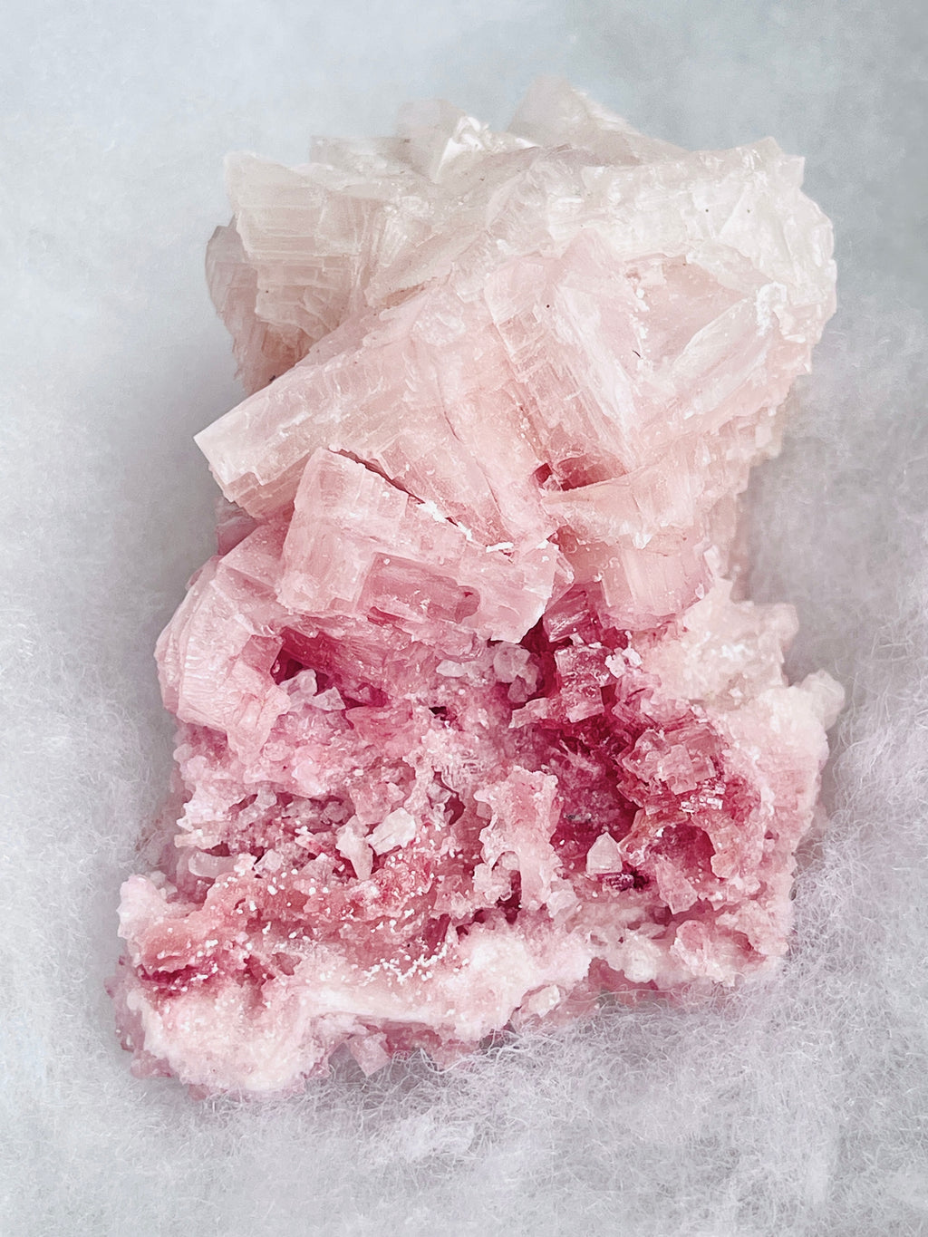 Pink Halite Specimen – Natural Salt Crystal | Owens Lake, California | 198g