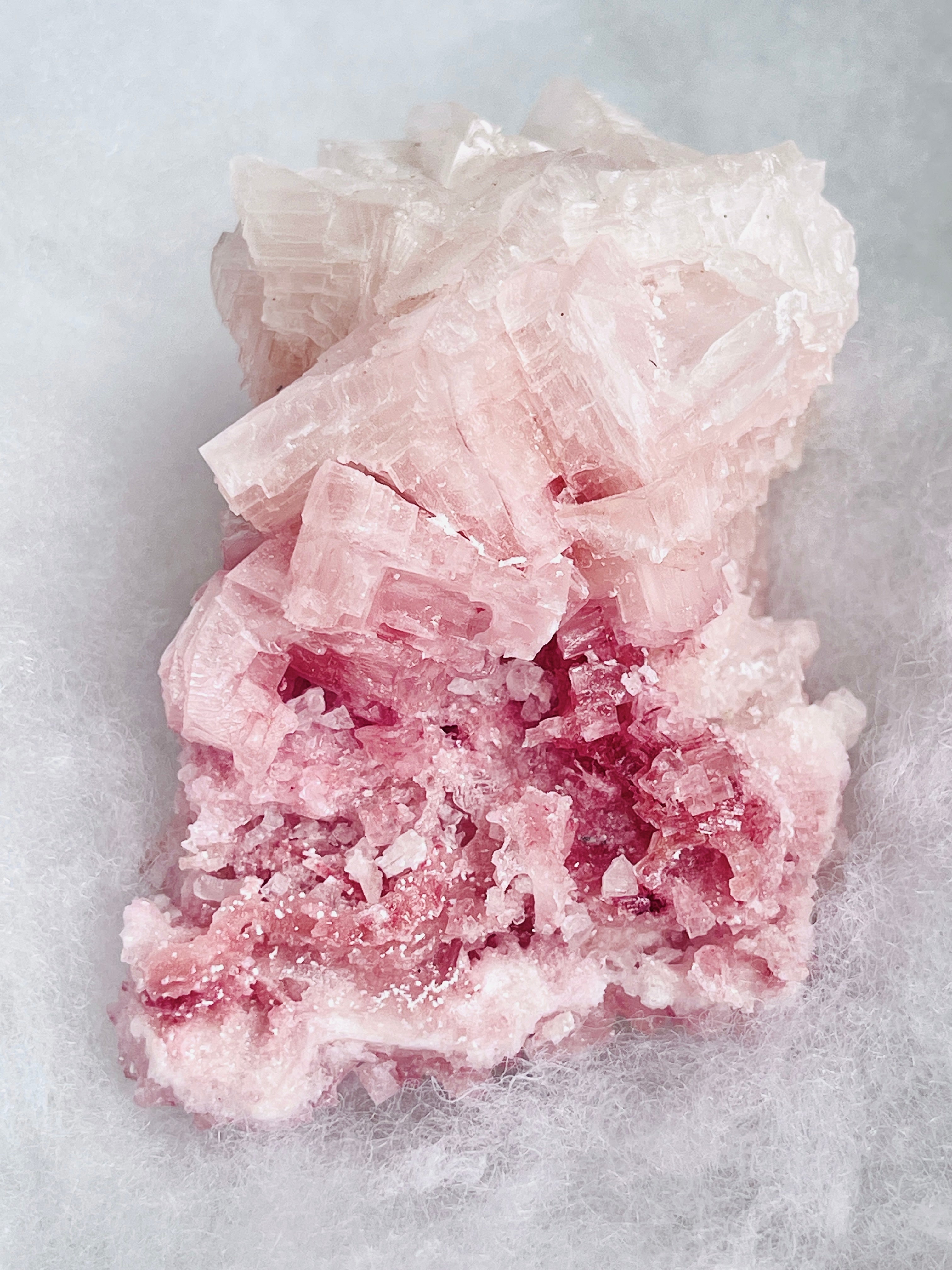 Pink Halite Specimen – Natural Salt Crystal | Owens Lake, California | 198g