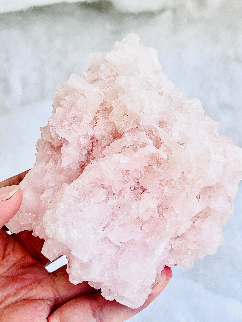 Pink Halite Specimen – Natural Salt Crystal | Owens Lake, California | 168g