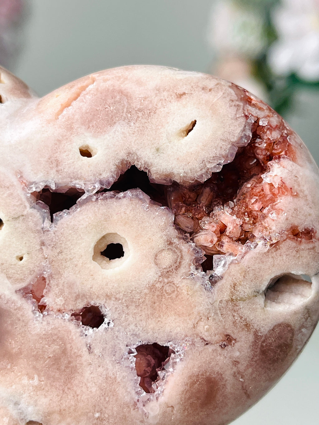 Pink Amethyst Heart, 216g B4