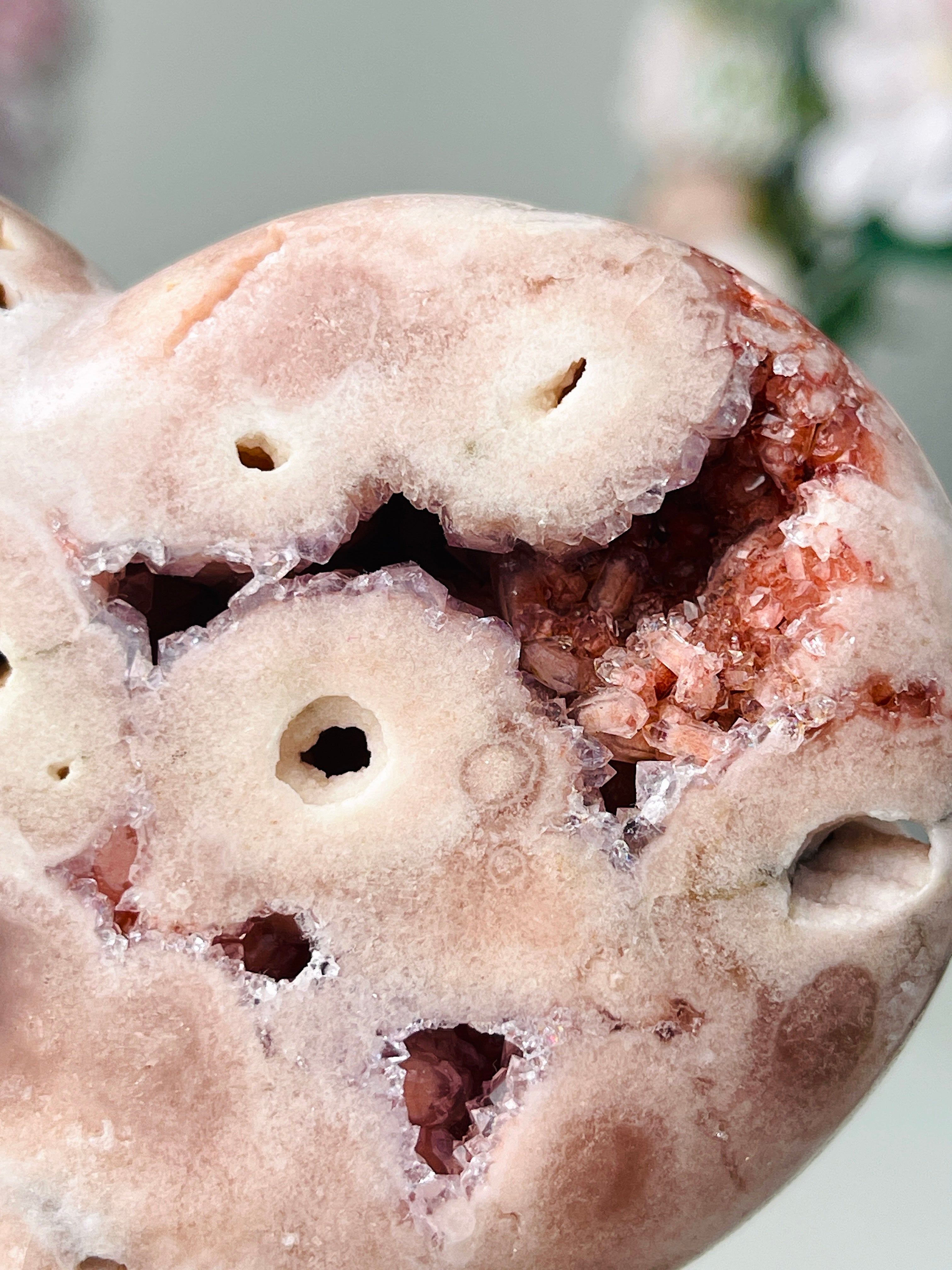 Pink Amethyst Heart, 216g B4