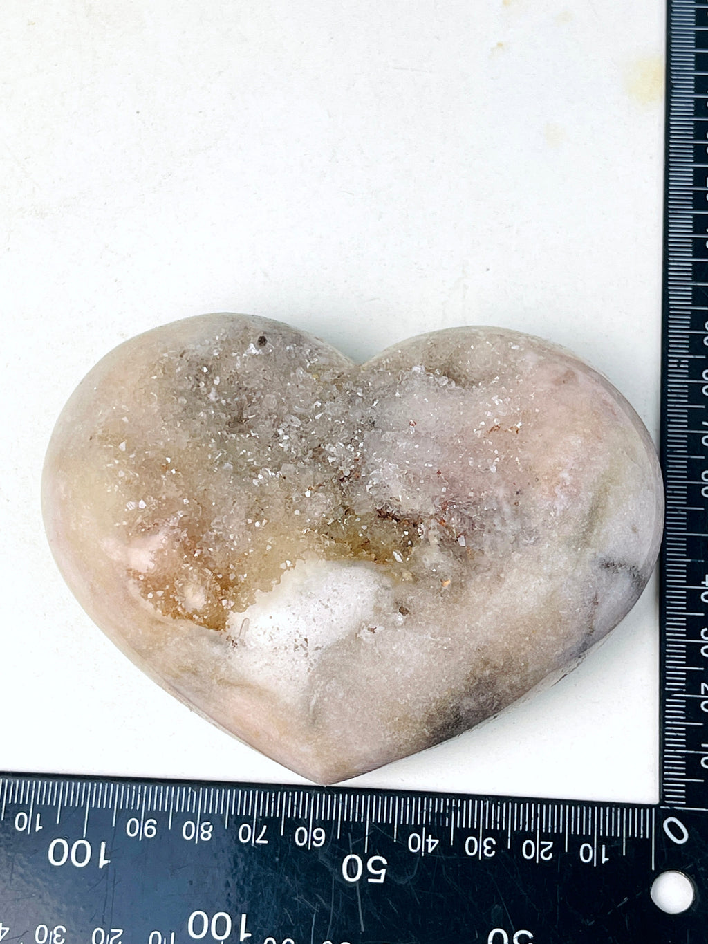 Pink Amethyst Heart, 468g B4