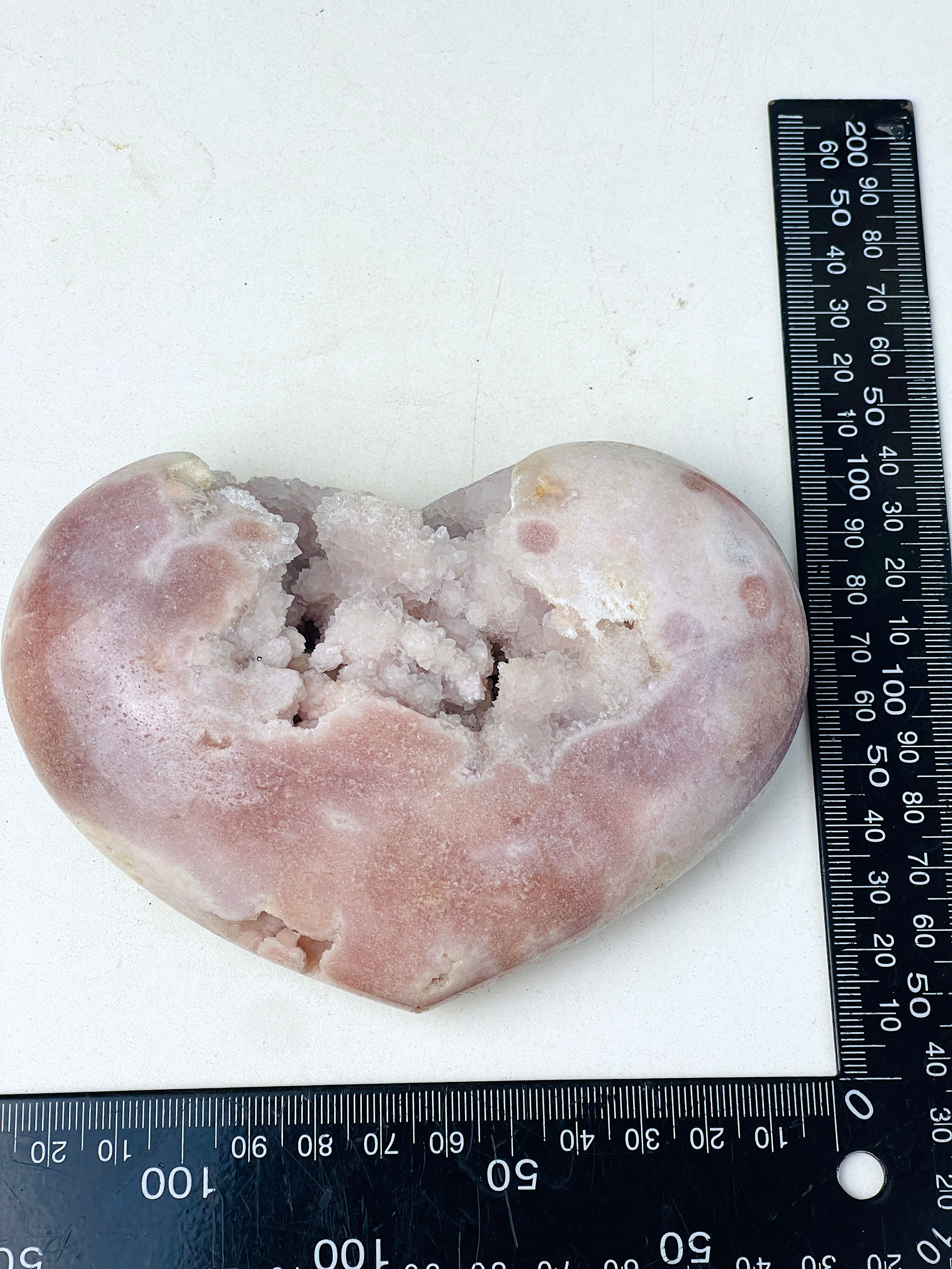 Pink Amethyst Heart, 496g B4