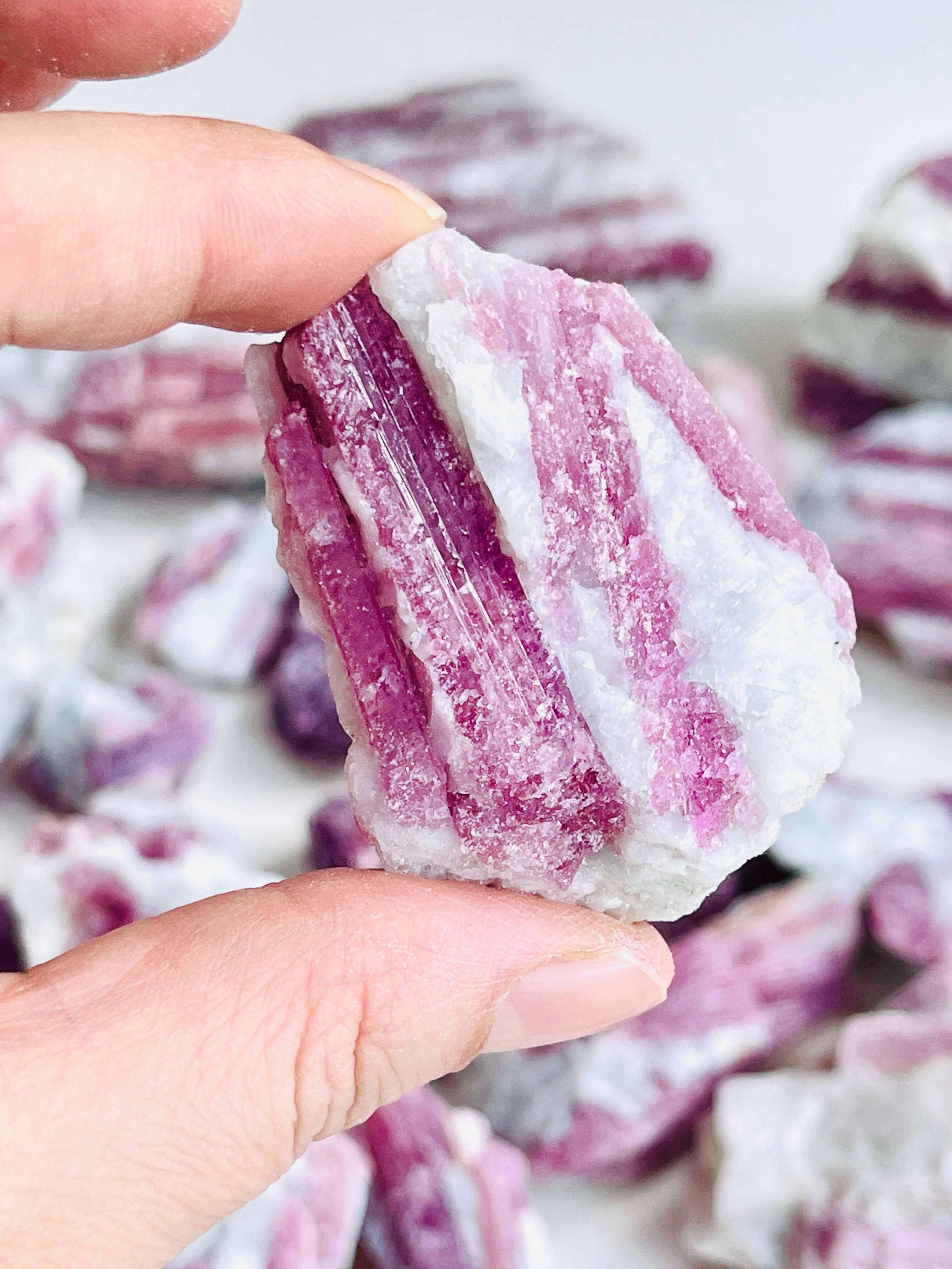 Pink Tourmaline, High Grade Natural Raw Tourmaline
