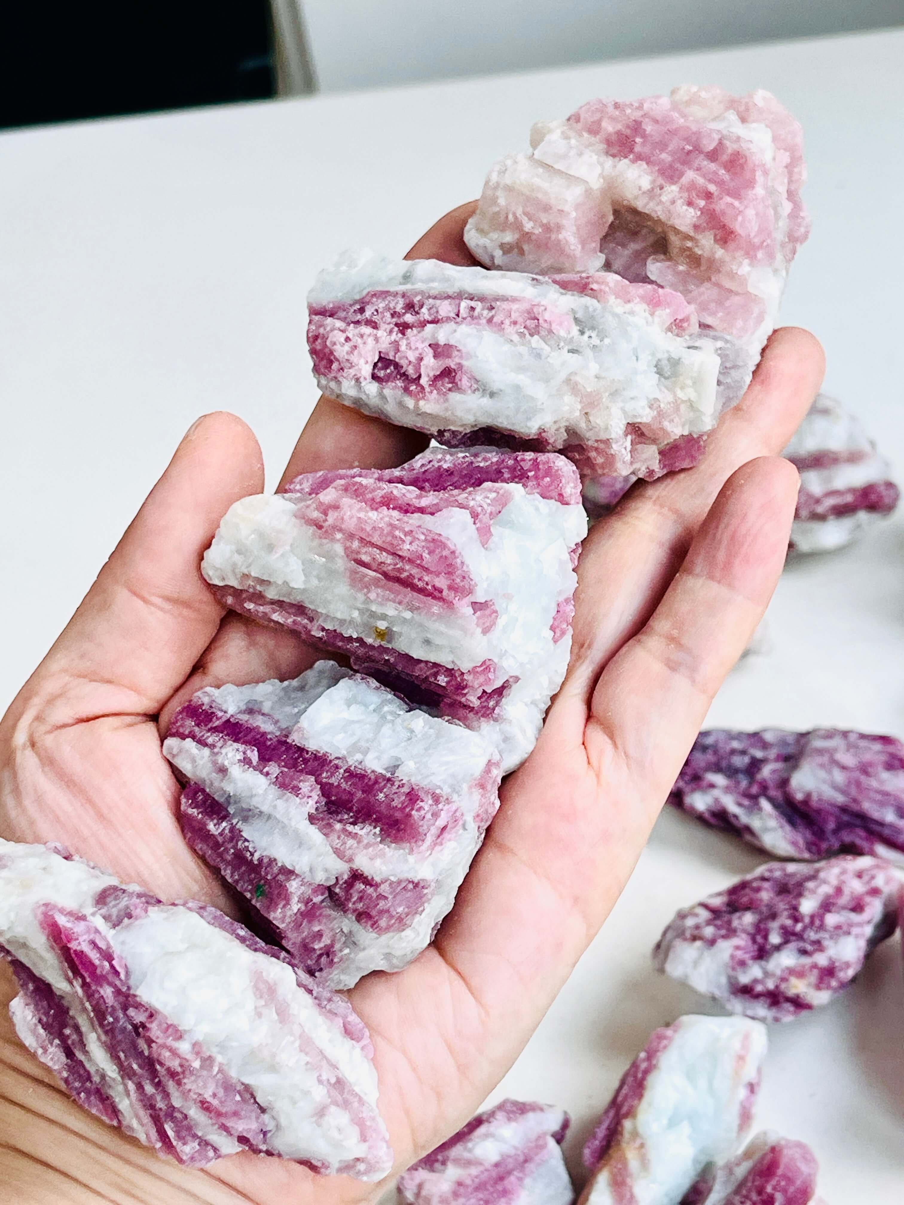 Pink Tourmaline, High Grade Natural Raw Tourmaline