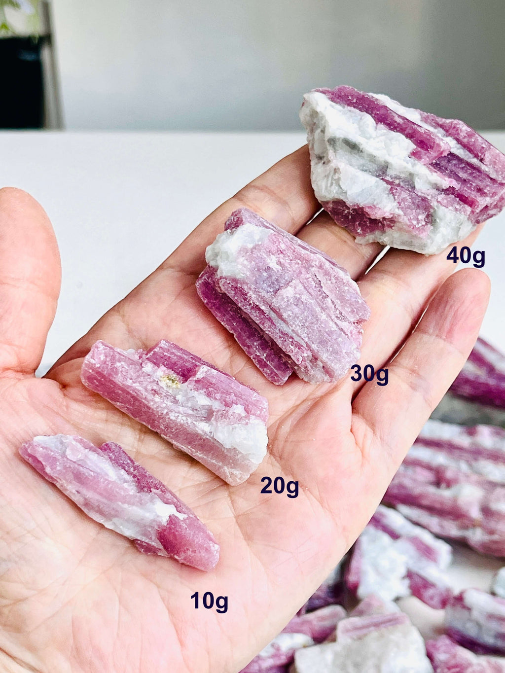 Pink Tourmaline, High Grade Natural Raw Tourmaline