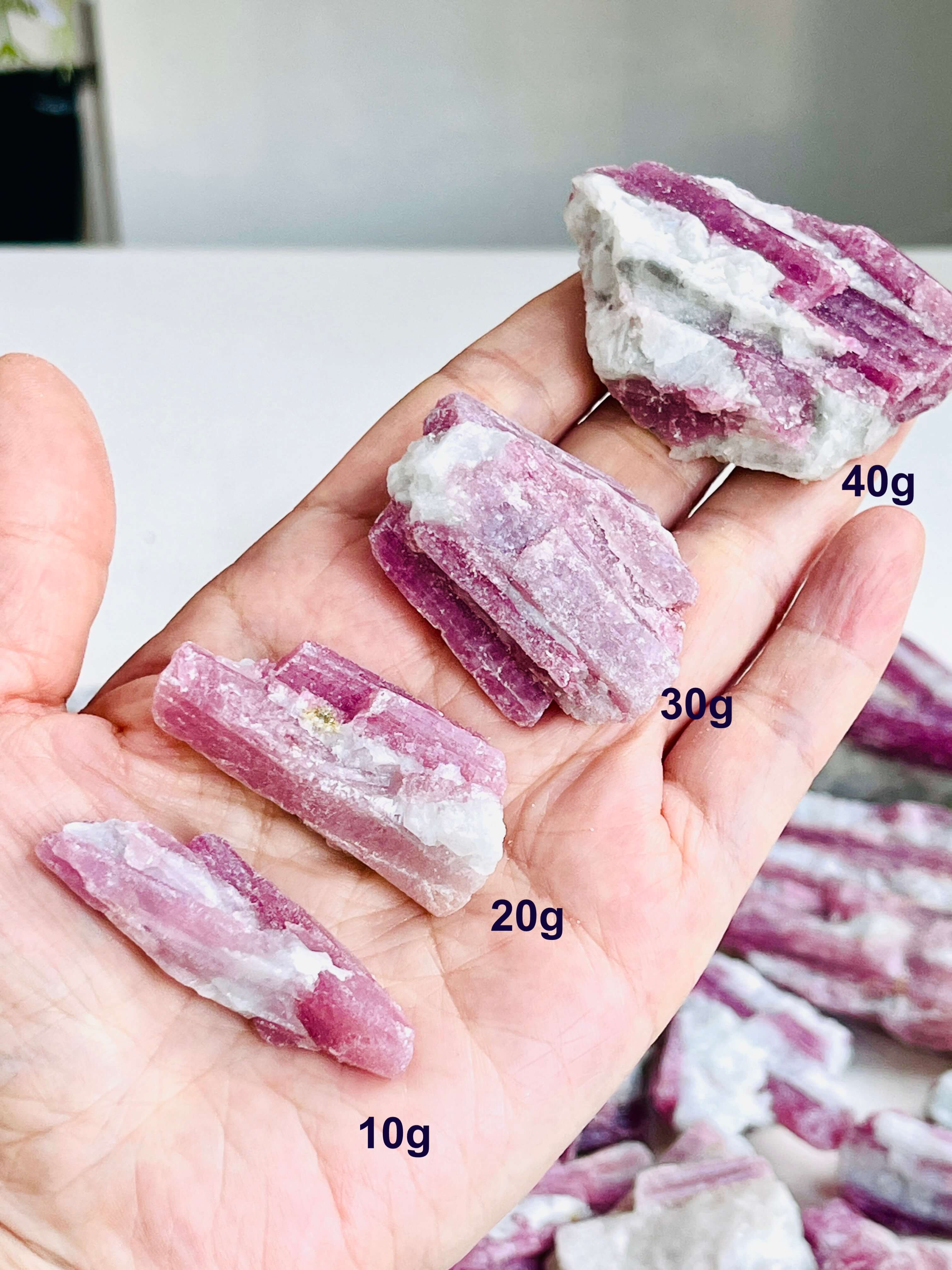 Pink Tourmaline, High Grade Natural Raw Tourmaline