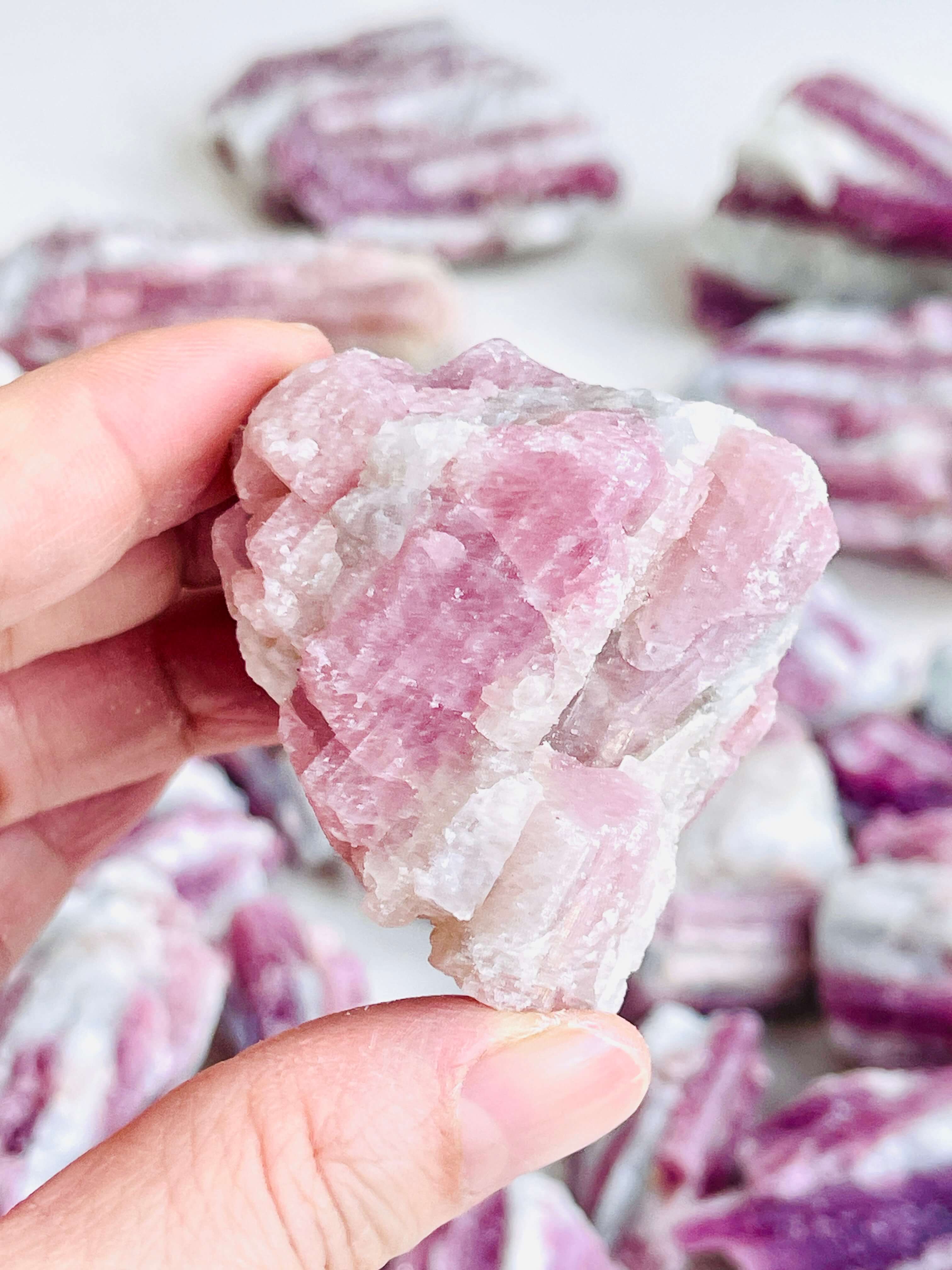 Pink Tourmaline, High Grade Natural Raw Tourmaline