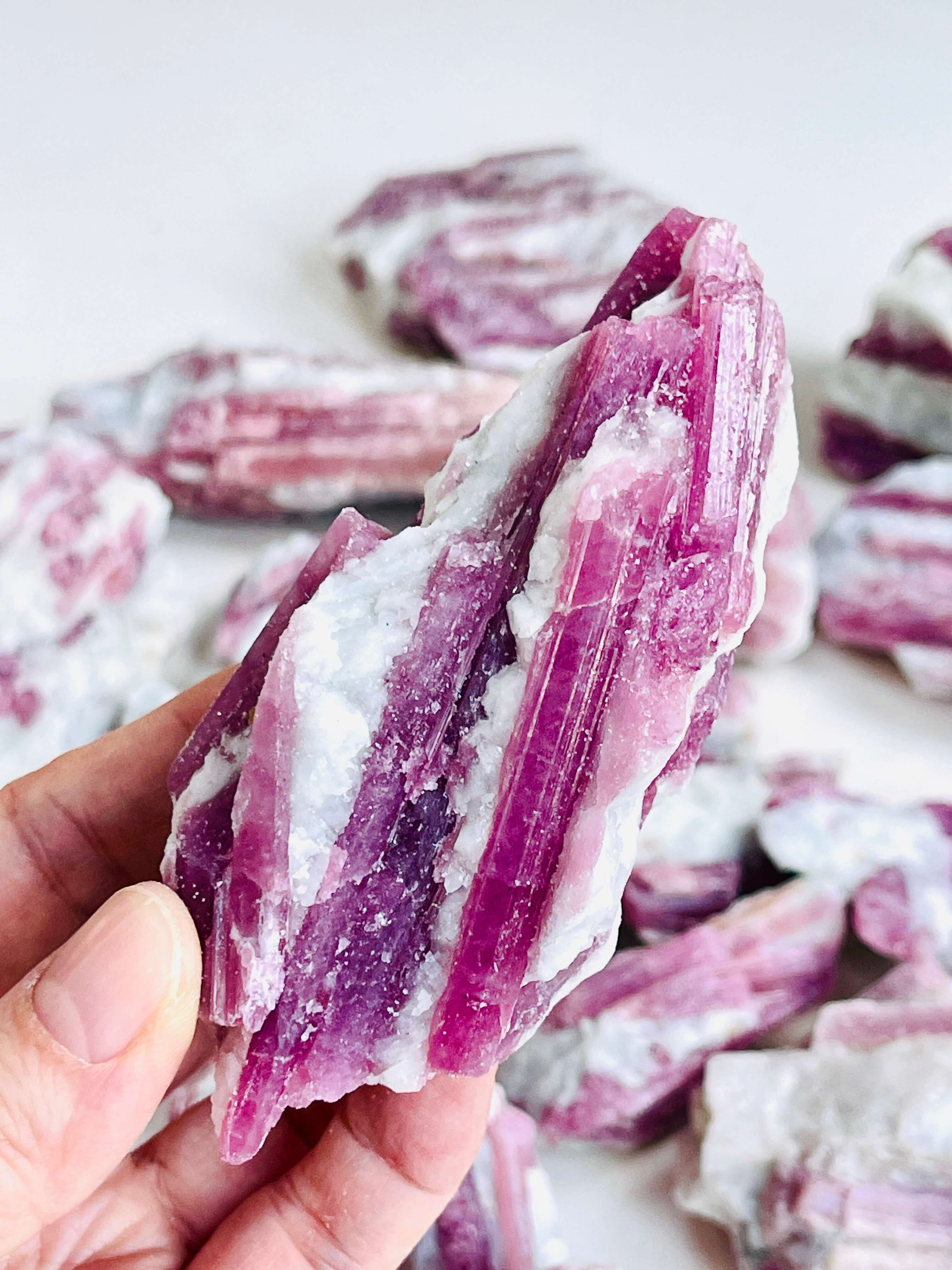 Pink Tourmaline, High Grade Natural Raw Tourmaline