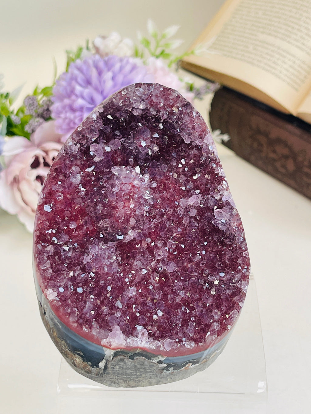 Red Sugar Amethyst Druzy | 646g | Frederico Westphalen, Brazil