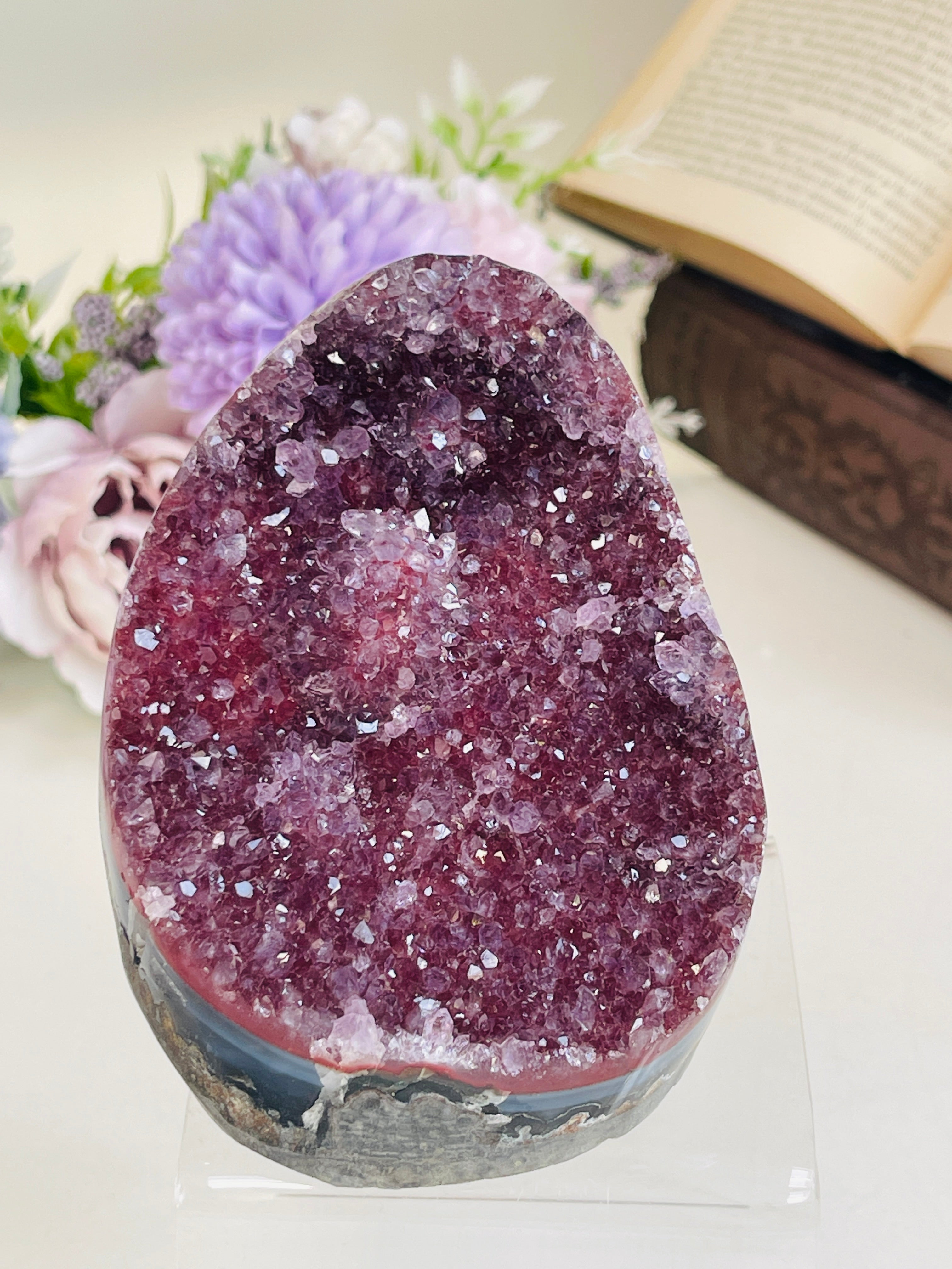Red Sugar Amethyst Druzy | 646g | Frederico Westphalen, Brazil