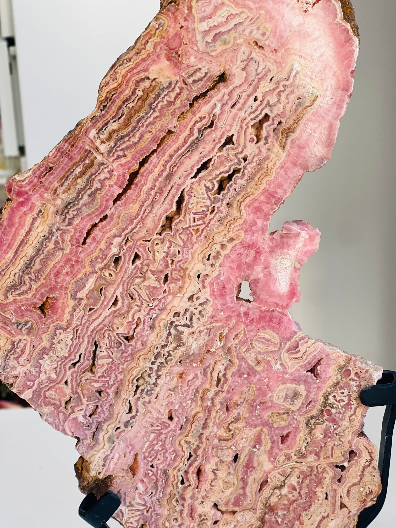 Rhodochrosite Slab – Capillitas Argentina | 1.416kg Polished Collector Specimen
