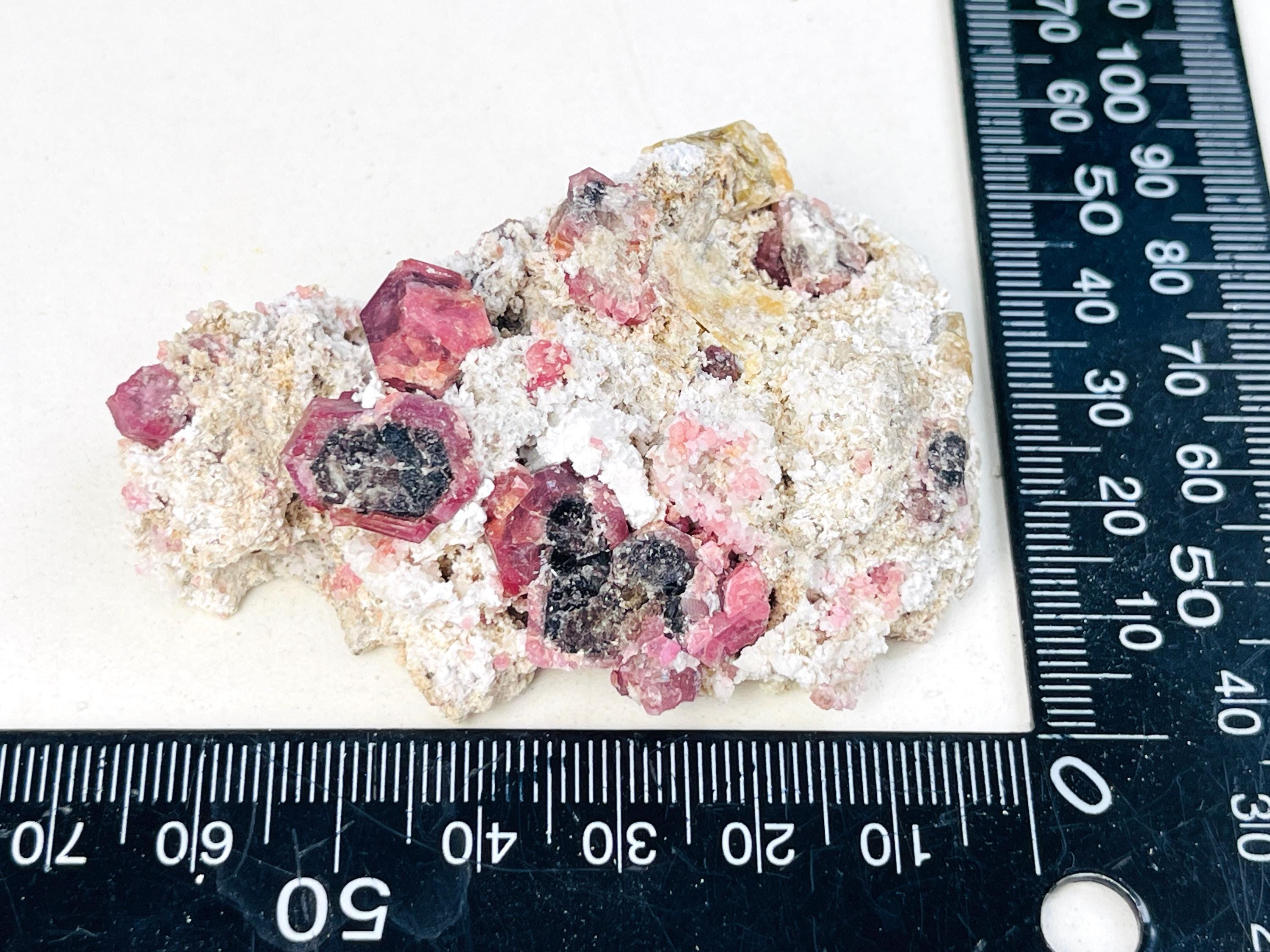 New Find !! Grossular Garnet, Rare Raspberry Pink Garnet Mineral Specimen ~ Coahuila, Mexico - 8