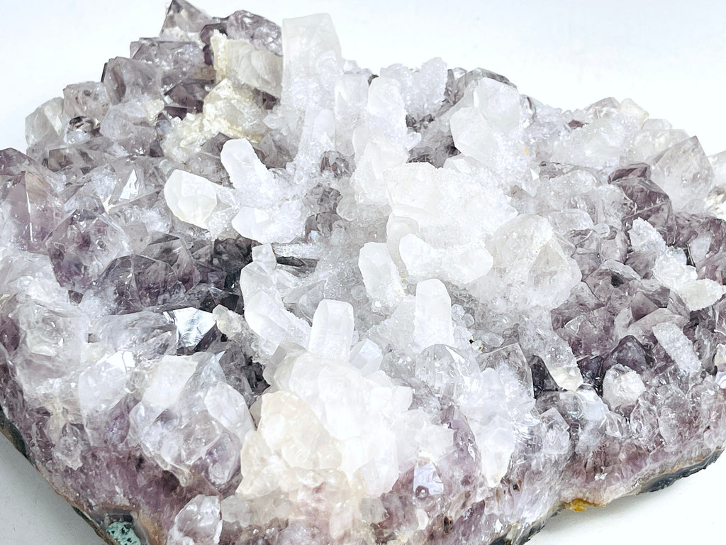 2.9kg Exquisite Amethyst with Calcite Mineral Specimen, Special Calcite & Amethyst Specimen, Calcite Specimen, Amethyst Mineral Specimen