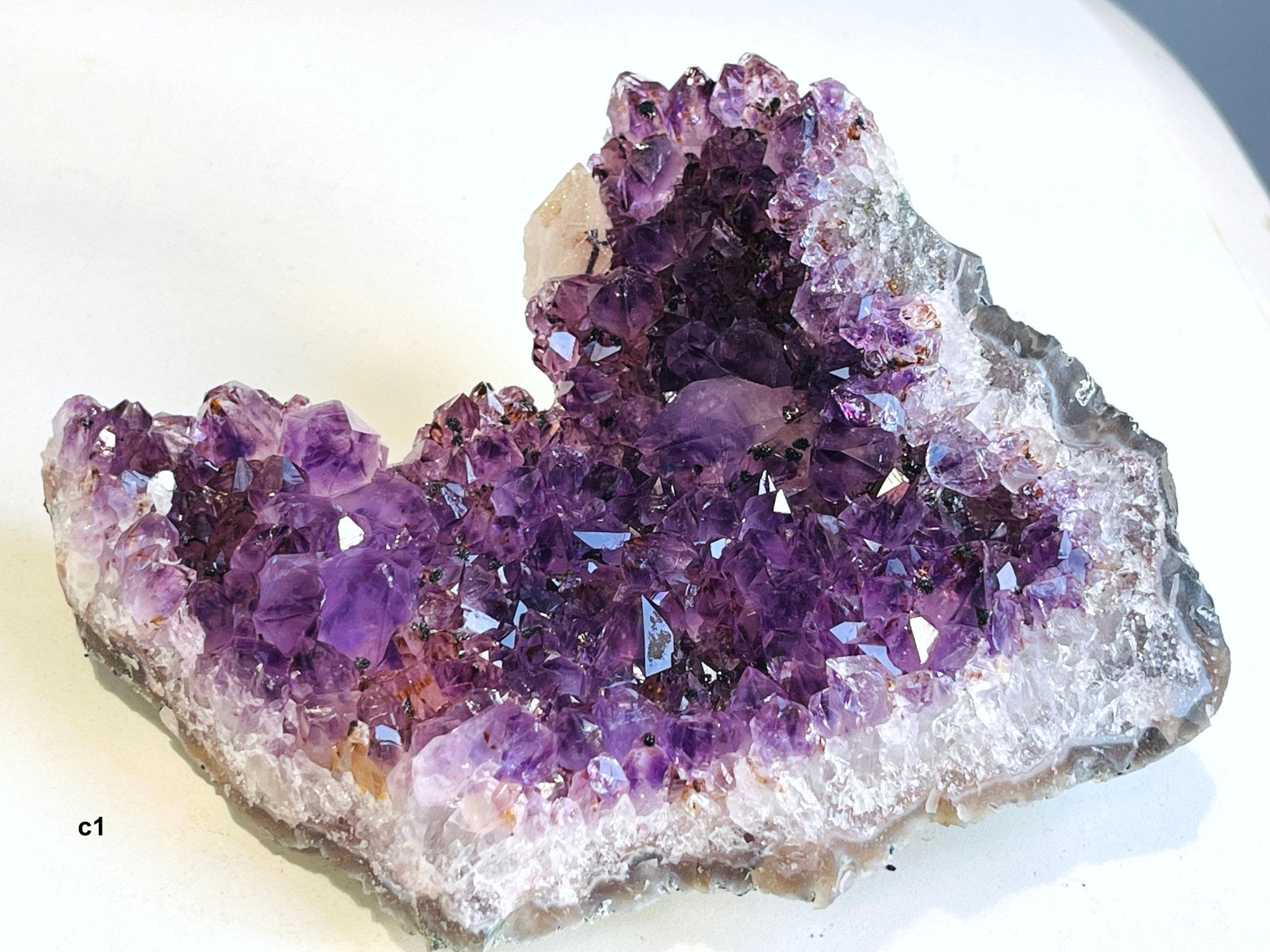 Amethyst Cluster, Extra Quality Large Amethyst Cluster Druzy, Raw Amethyst Druzy Cluster , Crystal Gift, Crystal for Anxiety - Million Years Crystal