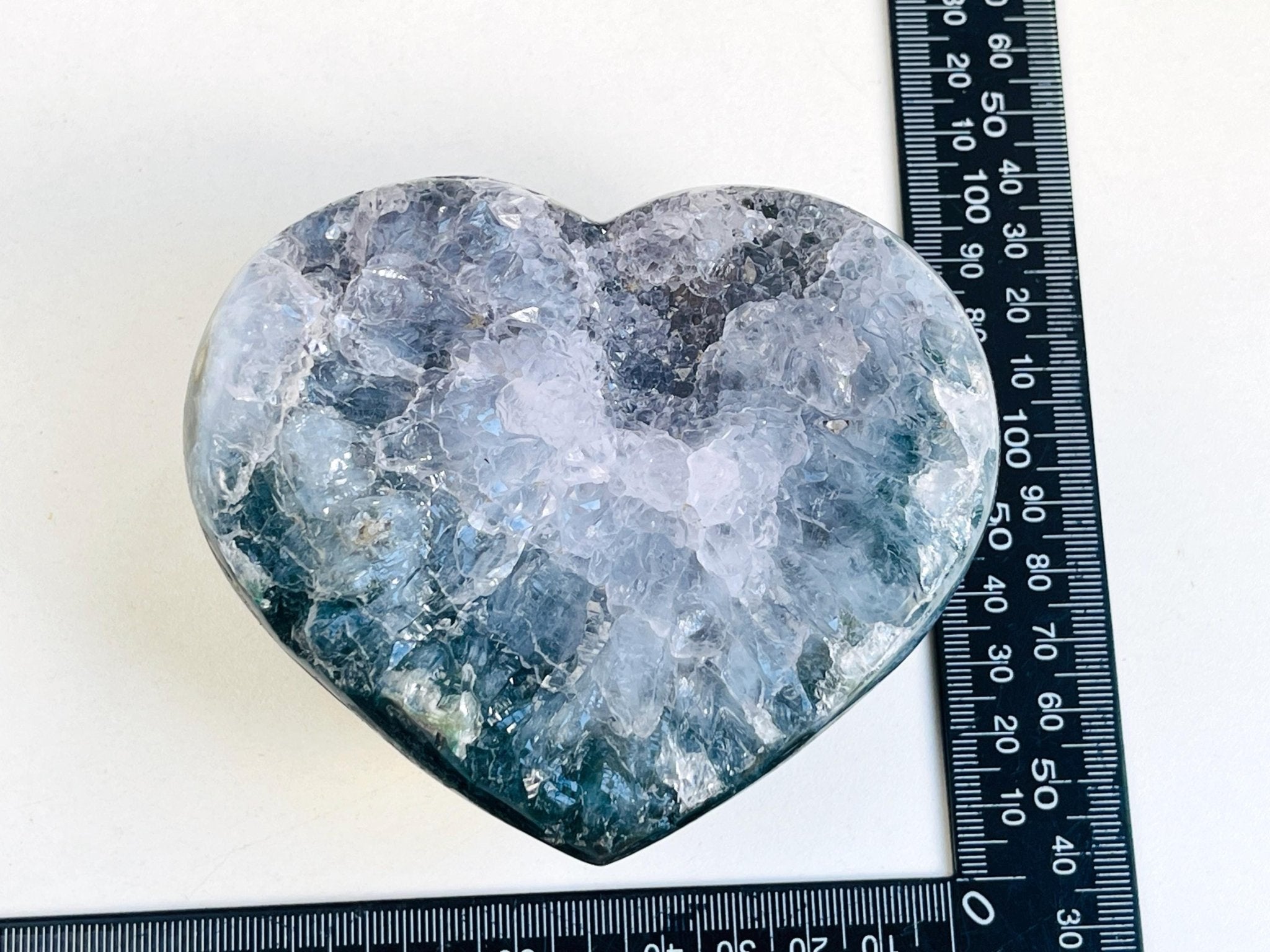 Amethyst Flower Heart - Million Years Crystal