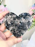 Amethyst Flower Heart 3 - Million Years Crystal