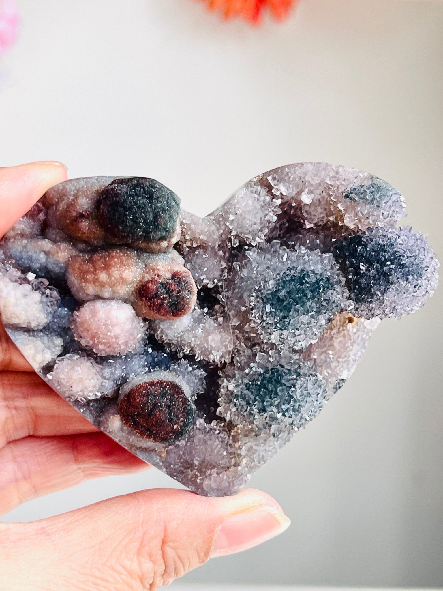 Amethyst Flower Heart – Rare Collector's Crystal from Brazil - Million Years Crystal