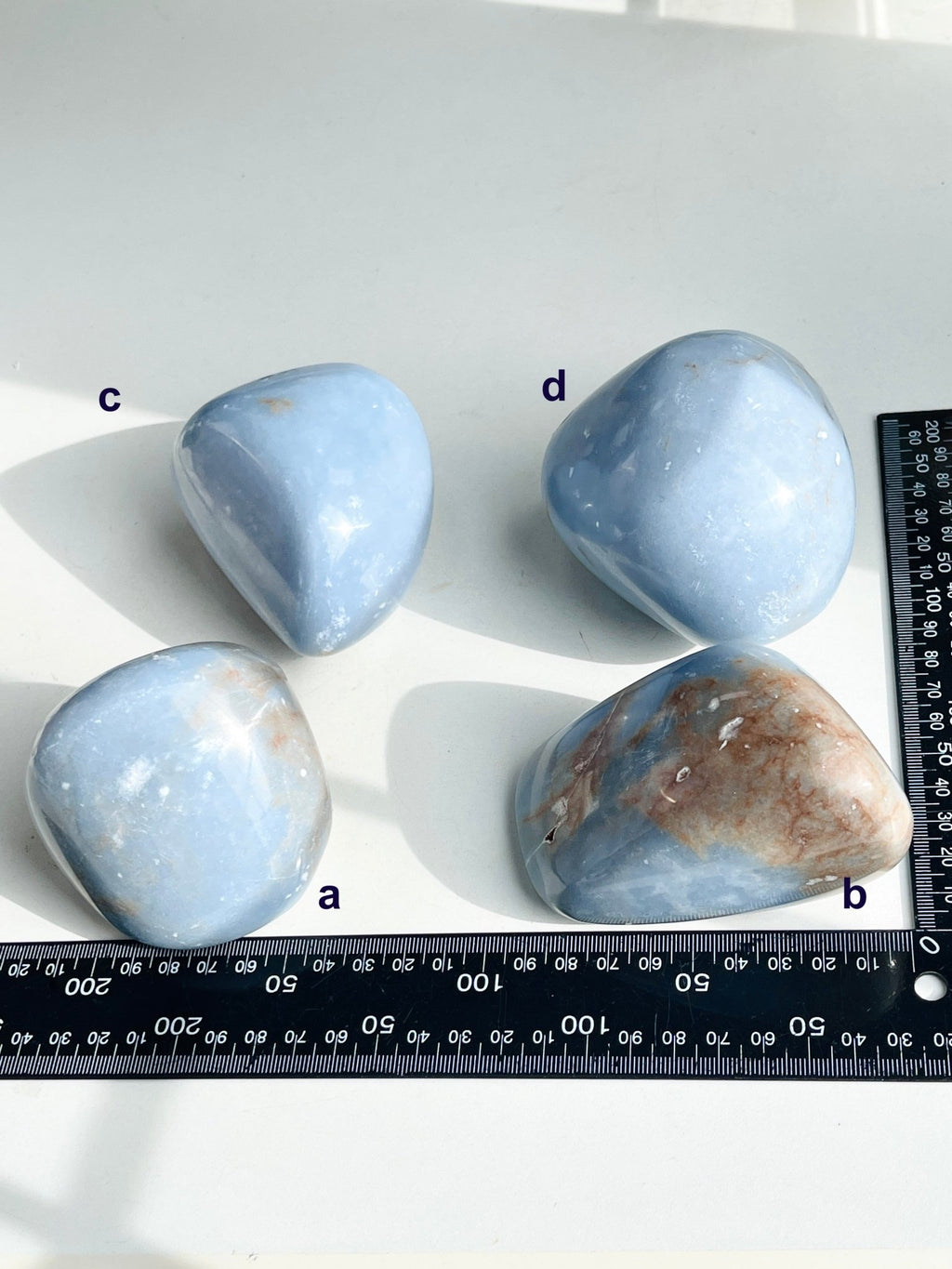 Angelite Freeform, Natural Angelite Crystal - Million Years Crystal