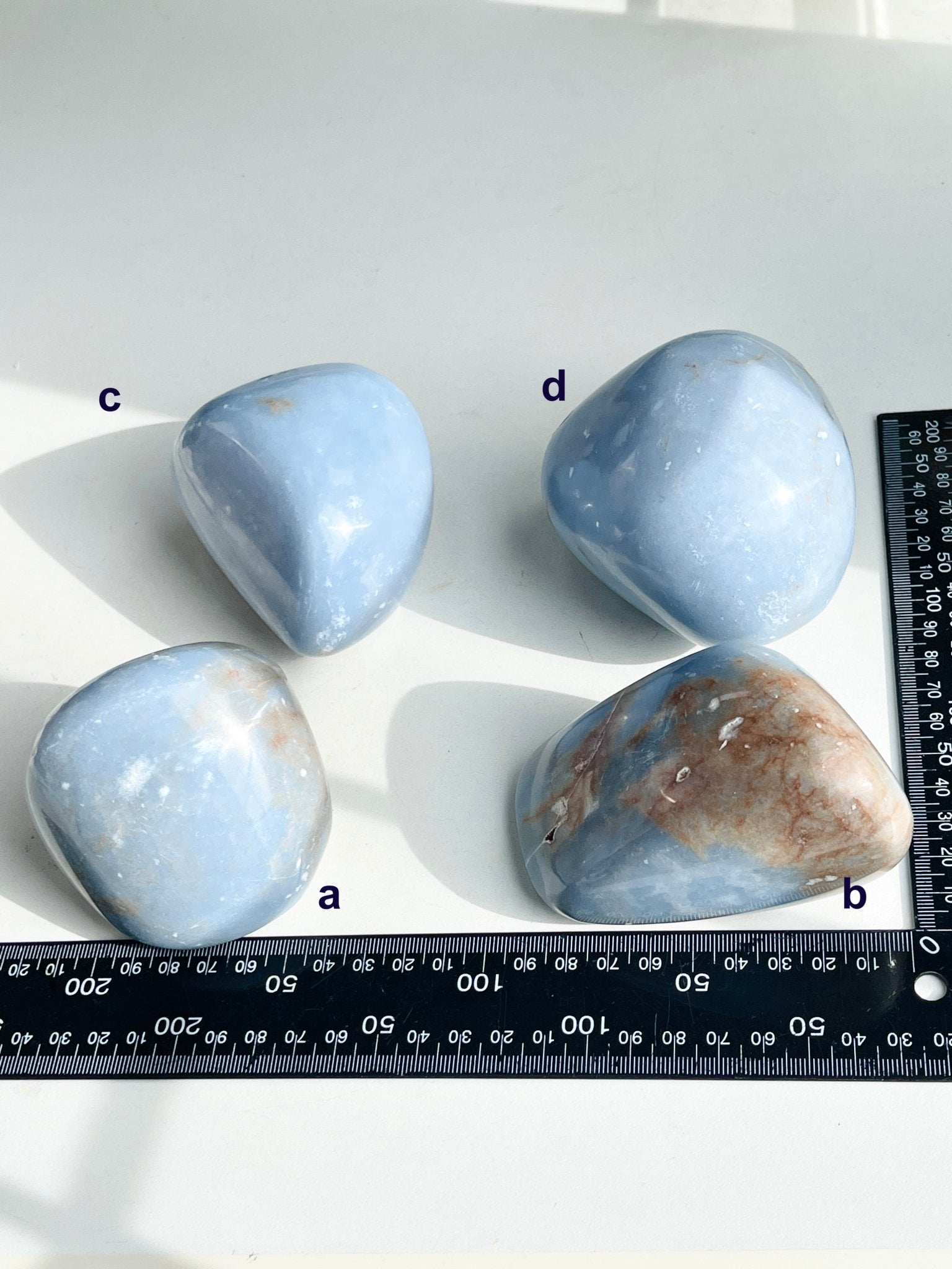 Angelite Freeform, Natural Angelite Crystal - Million Years Crystal