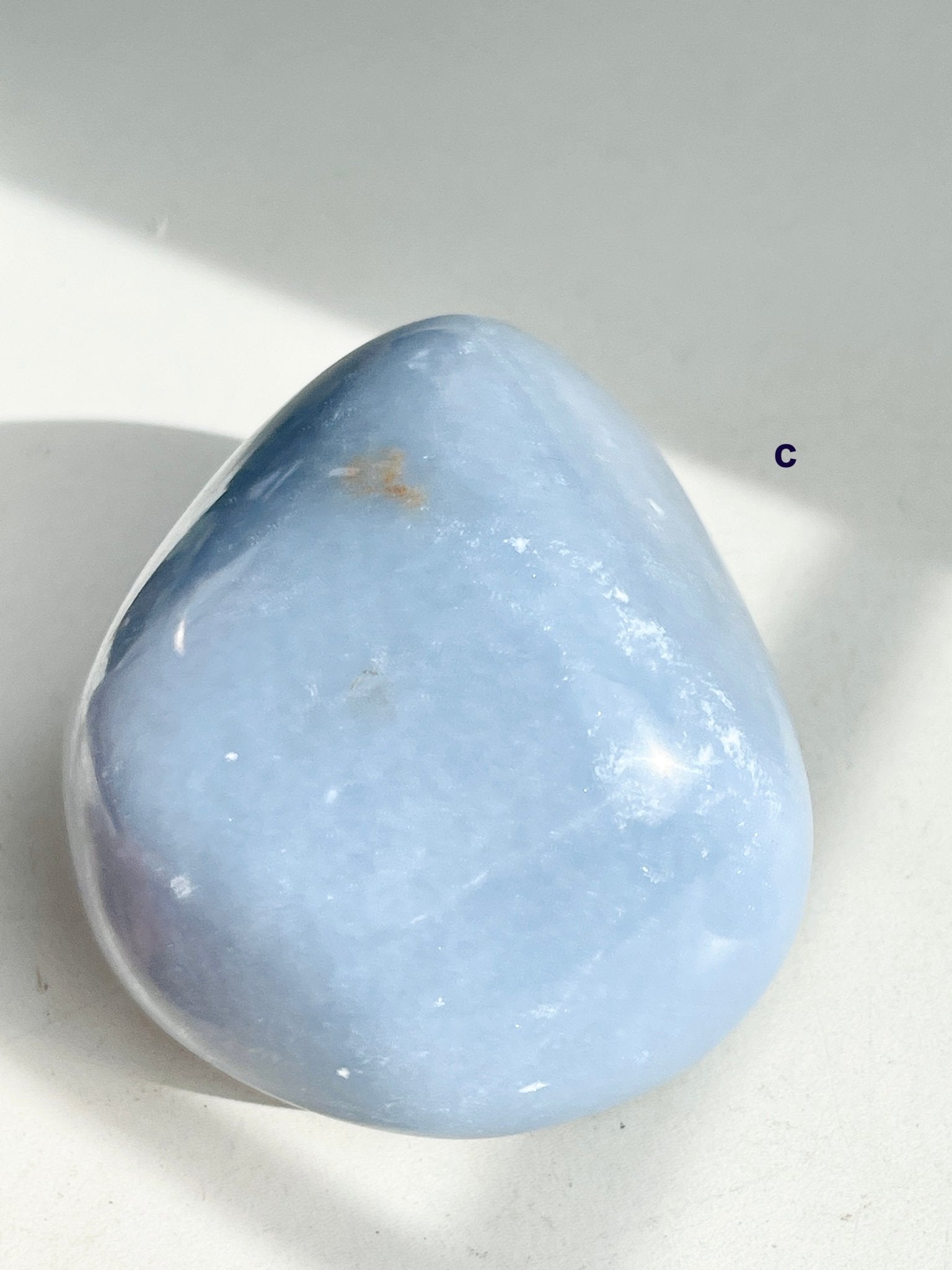 Angelite Freeform, Natural Angelite Crystal - Million Years Crystal