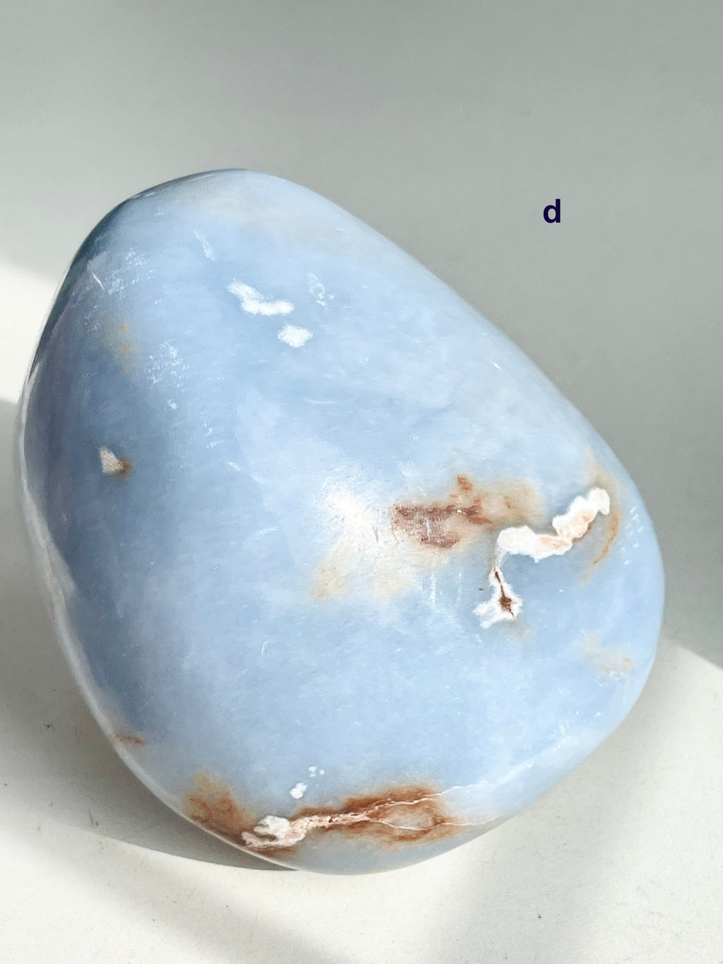Angelite Freeform, Natural Angelite Crystal - Million Years Crystal