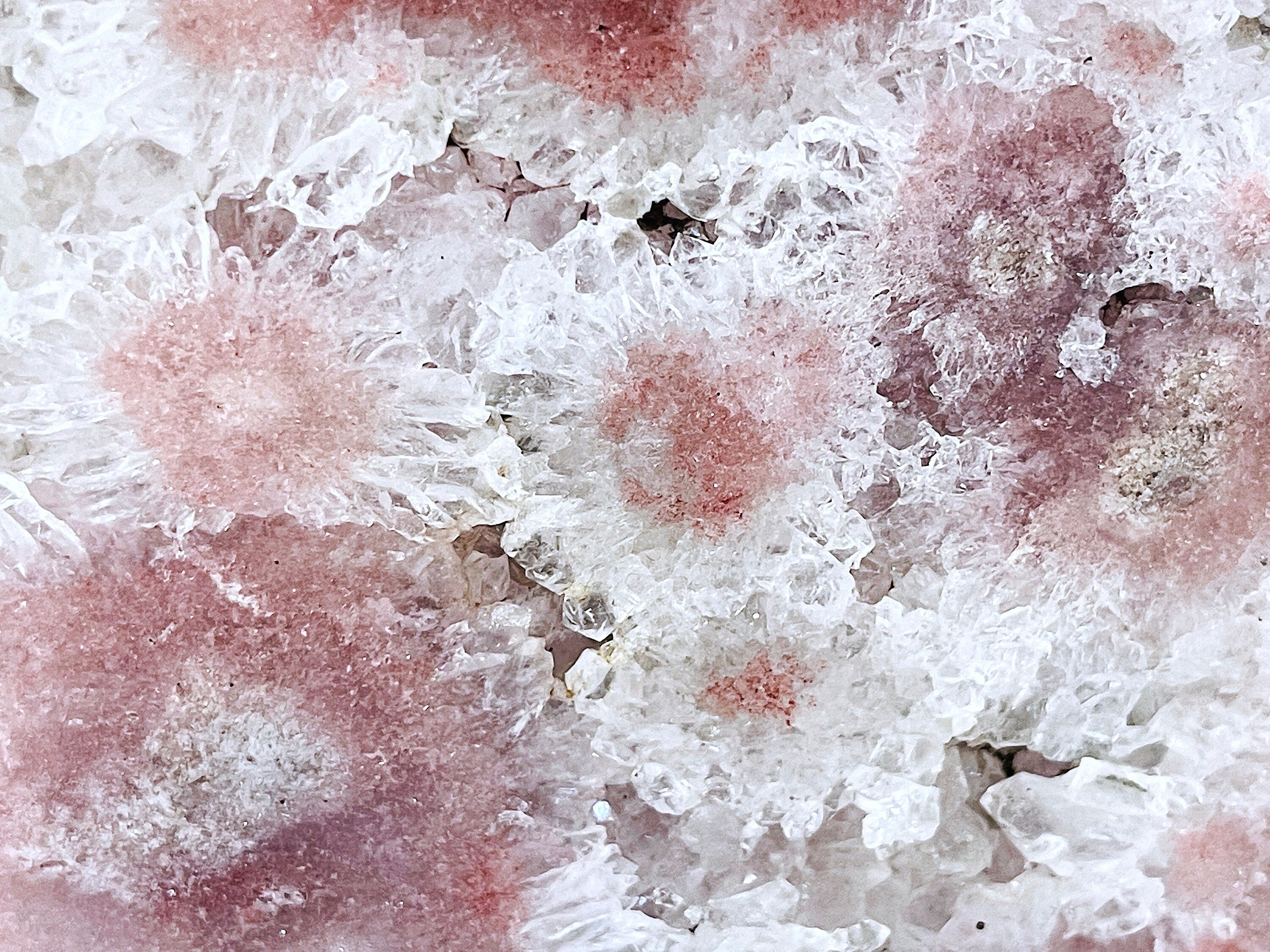 Pink Amethyst, 5.9kg Pink Amethyst Slab on Stands,  Amazing Pink Amethyst Druzy Slabs, Natural Pink Amethyst on Stand, Crystal Gift