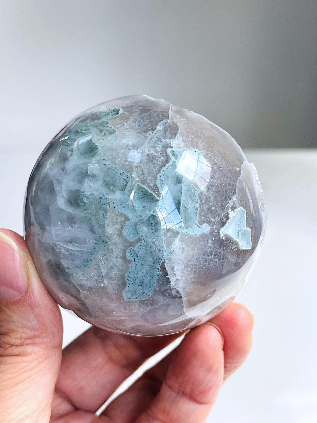 Gorgeous Rainbow Druzy Agate Sphere, Druzy Agate Sphere, unique gift, Crystal gift, Home Decor