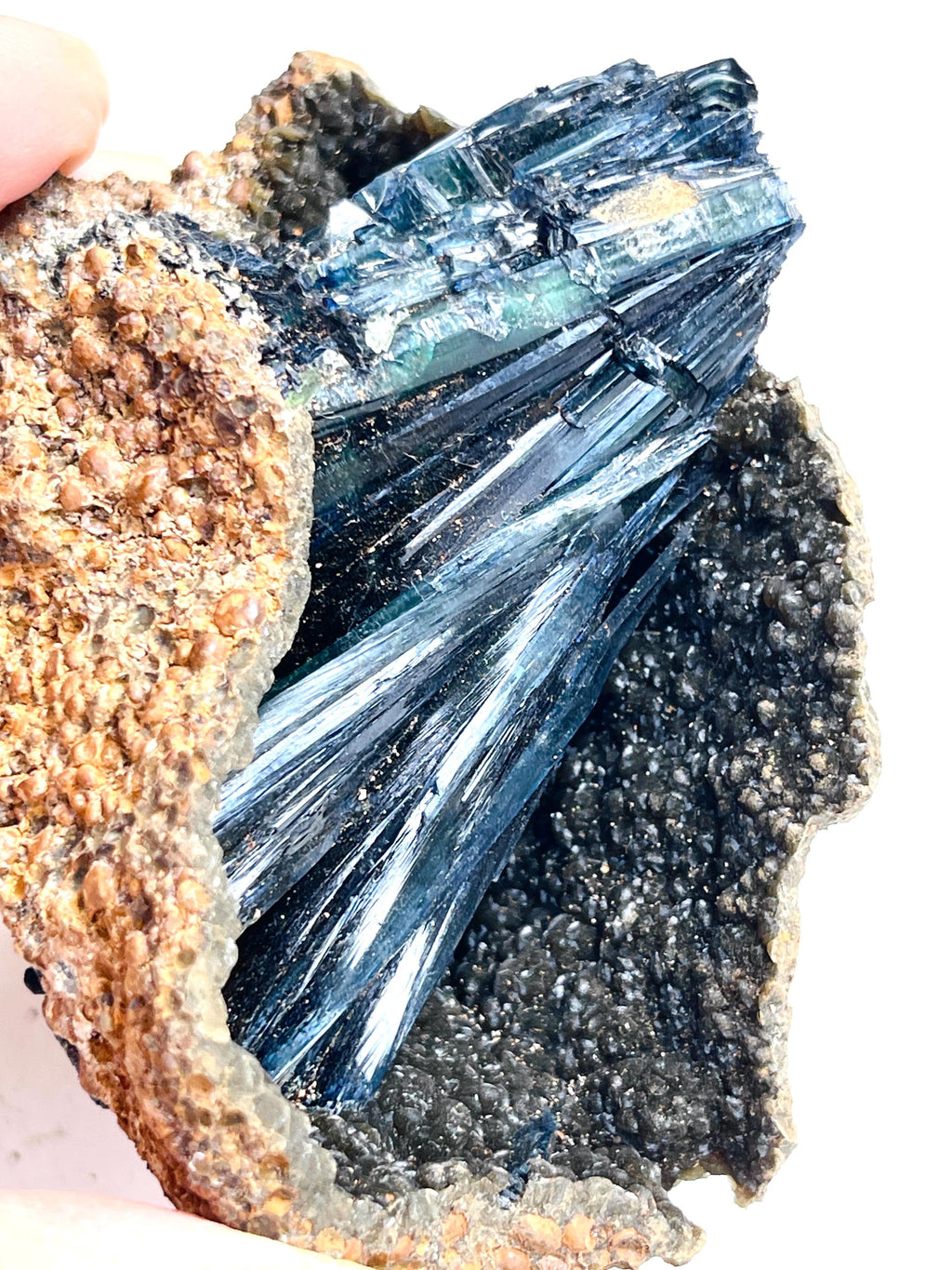 Rare Vivianite, High-Grade Natural Vivianite from Amazona, Brazil, Rare Crystal, Raw Vivianite Crystal, Crystal Cluster, Crystal Gift