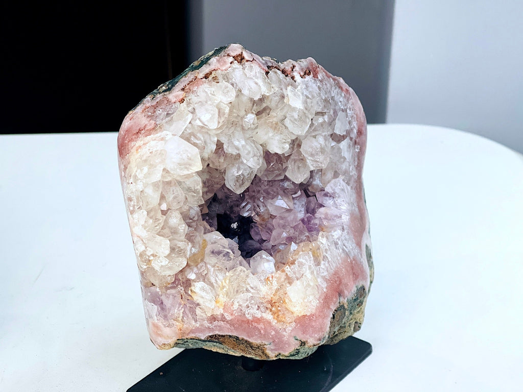 Pink Amethyst Freeform, Super Extra Quality Druzy Pink Amethyst crystal freefrom  , amazing Pink Amethyst Freeform, crystal gift