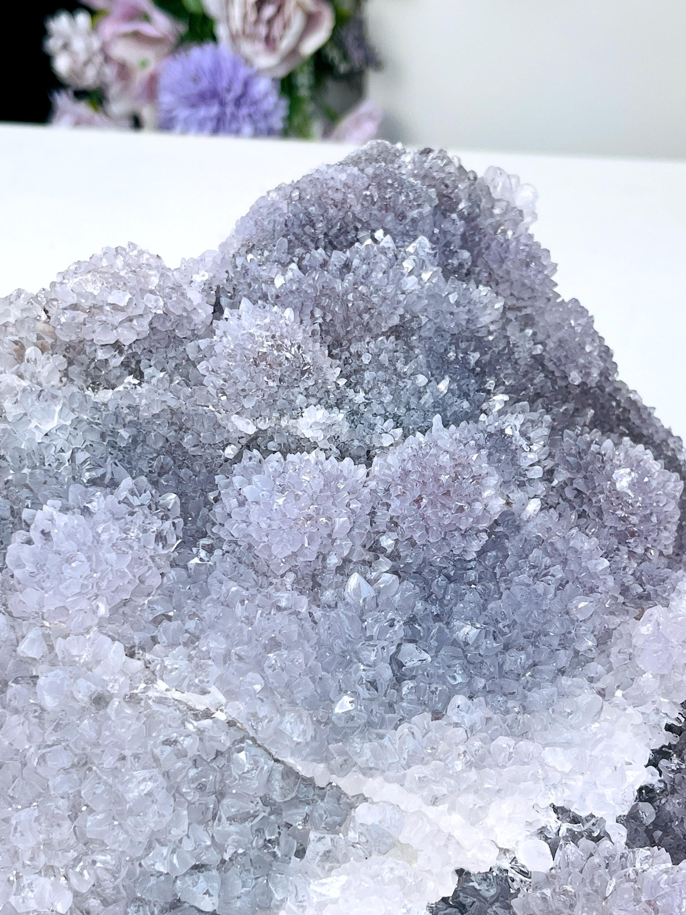 Rare Amethyst Flower Mineral Specimen, 2.6kg Special Amethyst Flower Specimen, Amethyst Cluster, Amethyst Mineral Specimen