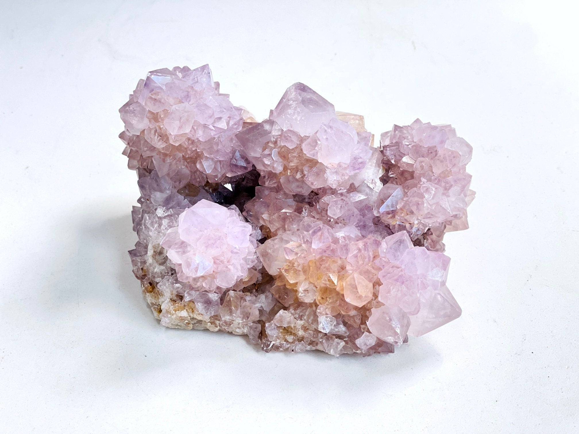 Spirit Quartz Cluster, 988g Lilac Spirit Quartz Point Cluster lilac fairy quartz, amazing Amethyst spirit quartz , amethyst spirit quartz