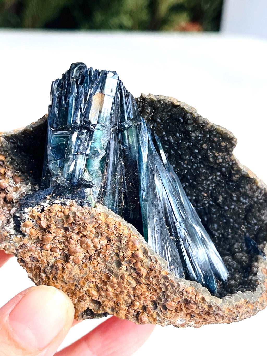 Rare Vivianite, High-Grade Natural Vivianite from Amazona, Brazil, Rare Crystal, Raw Vivianite Crystal, Crystal Cluster, Crystal Gift
