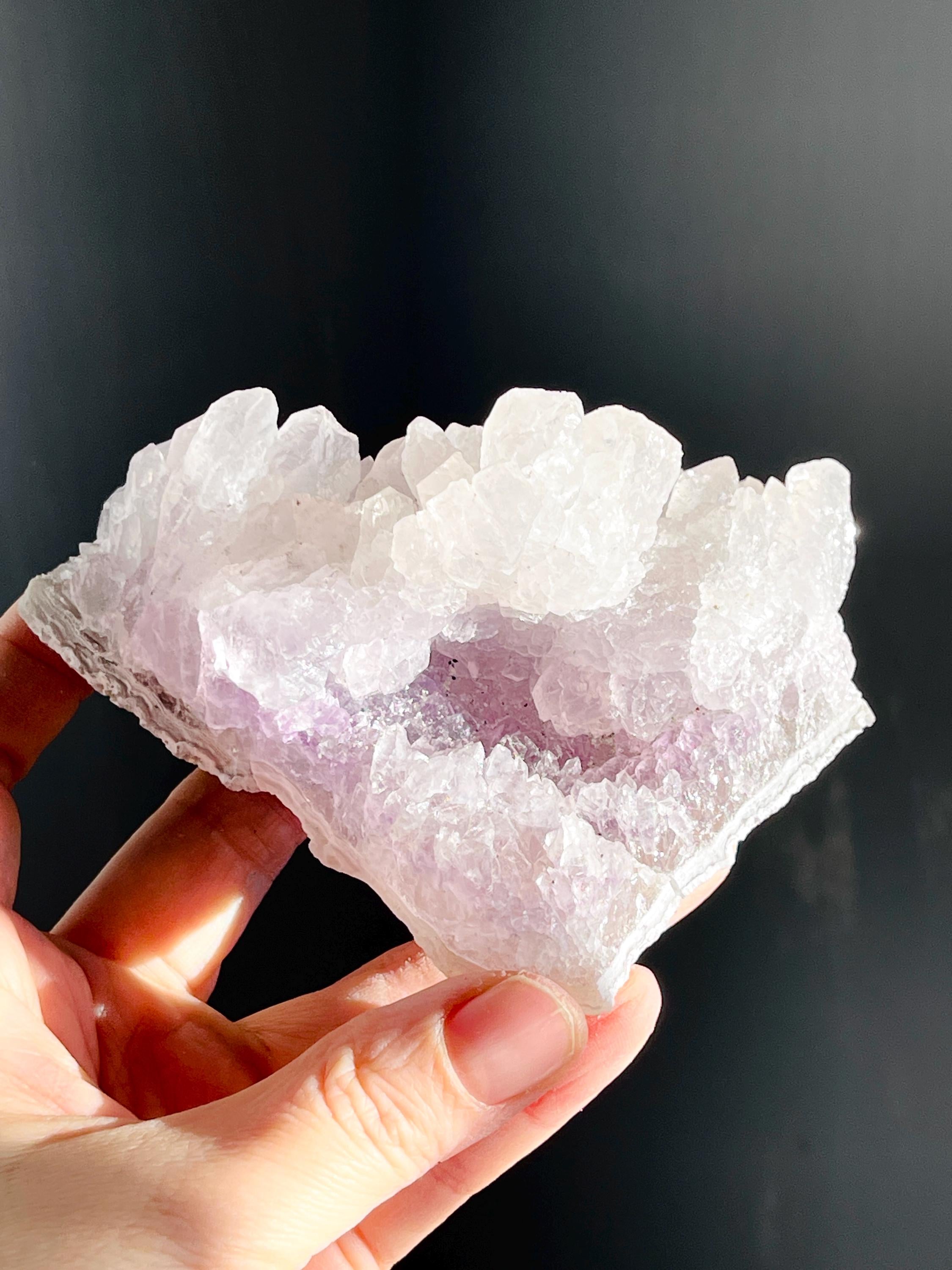 358g Unique Amethyst Flower Mineral Specimen,  Amethyst Flower, Special Amethyst Flower Specimen, Amethyst Mineral Specimen,