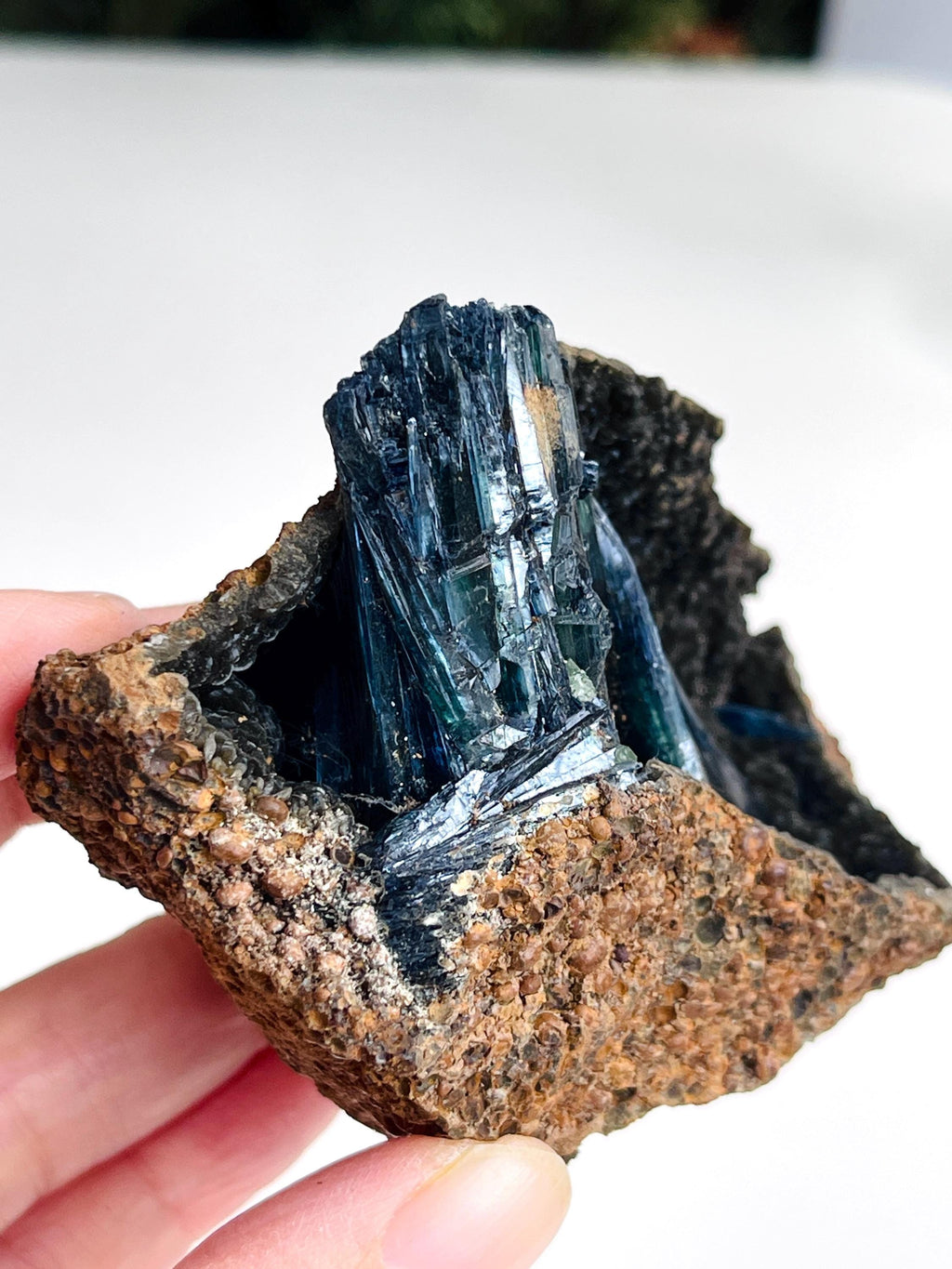 Rare Vivianite, High-Grade Natural Vivianite from Amazona, Brazil, Rare Crystal, Raw Vivianite Crystal, Crystal Cluster, Crystal Gift