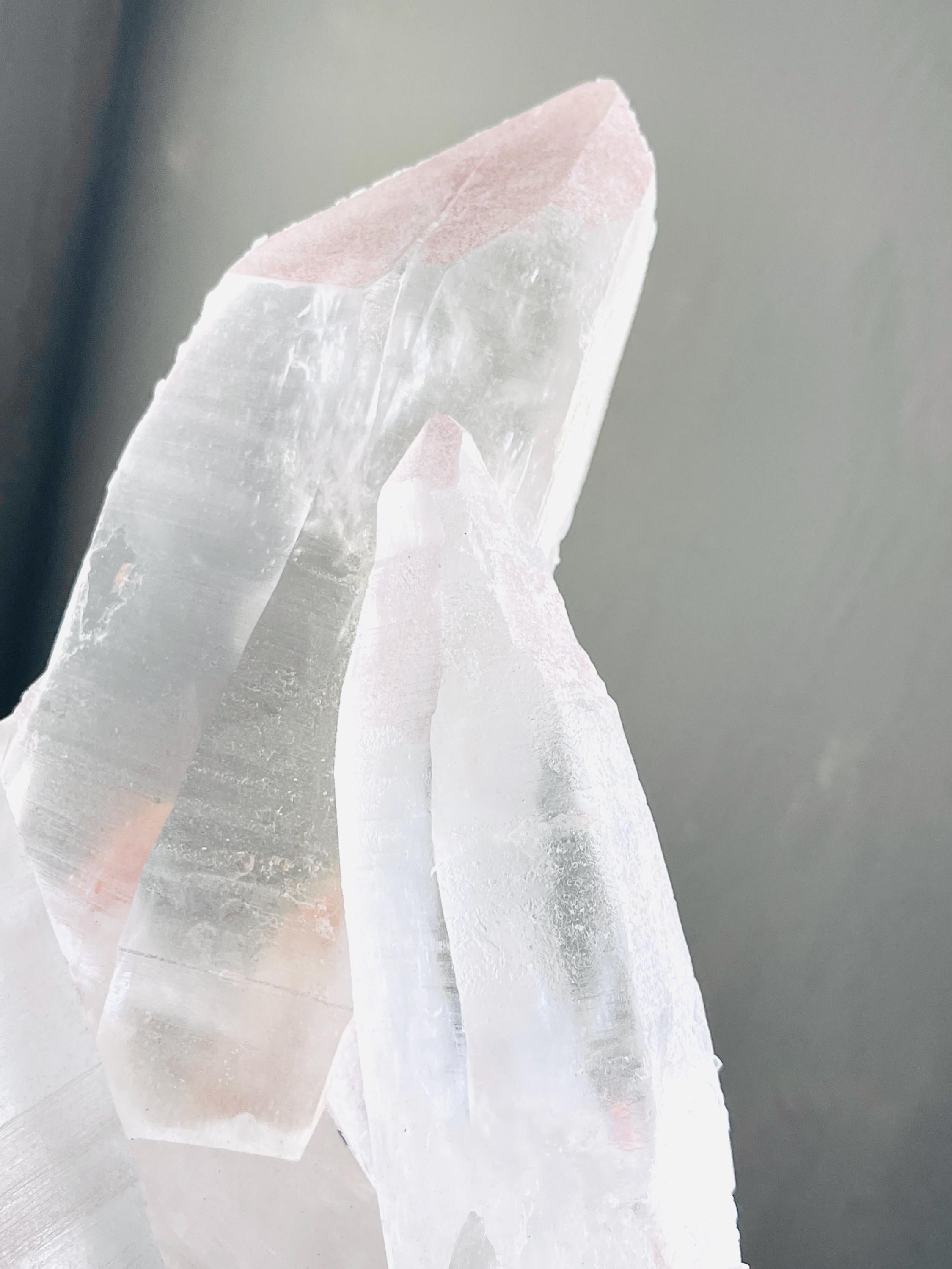 2.84kg XXL Lemurian Quartz Cluster with Pink Lithium – Rare Statement Crystal, Healing Energy, Collector's Gift