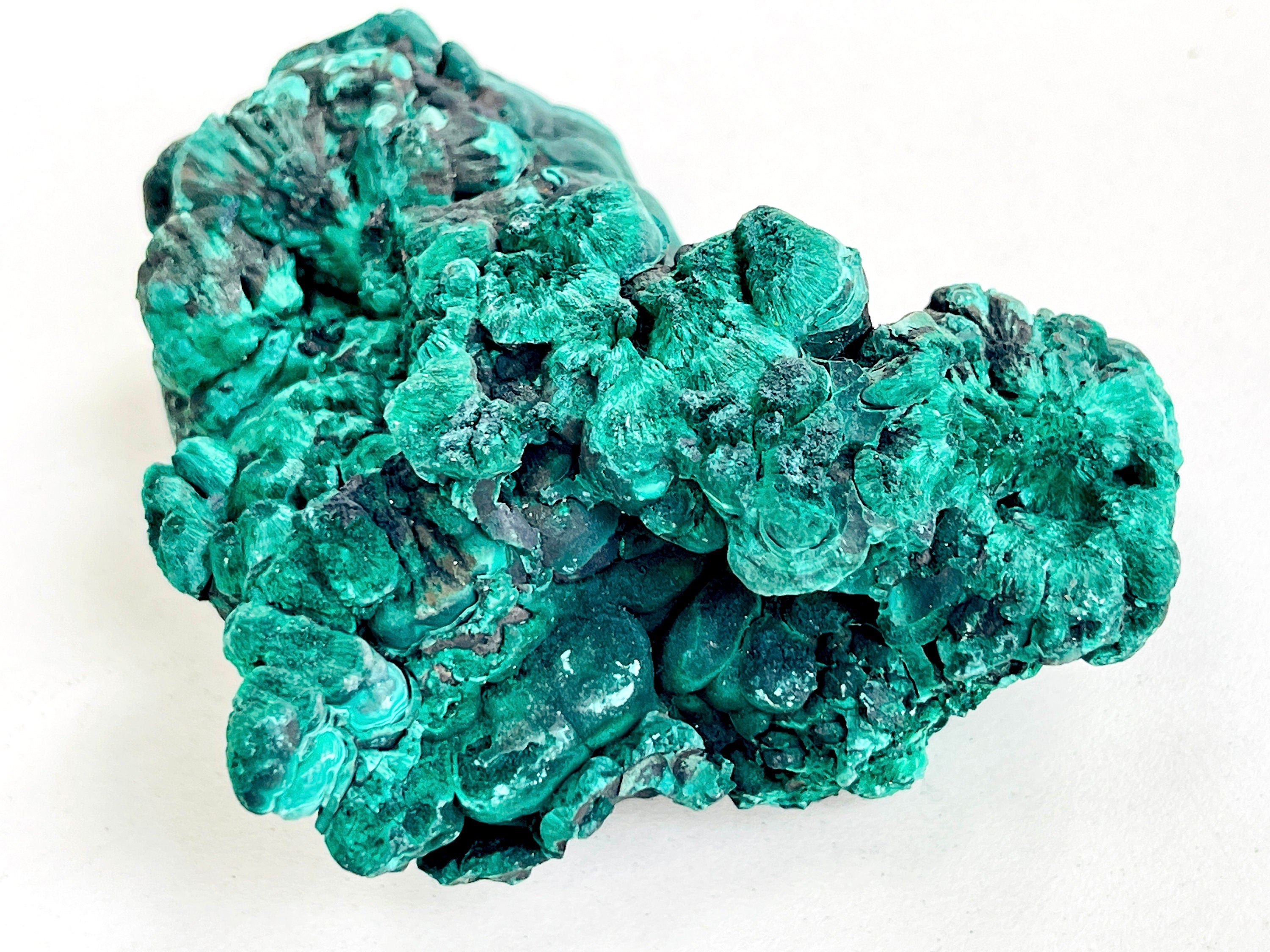 Malachite Specimen, Extremely Unique Shape Malachite, Velvet Malachite, Rare Malachite Specimen, Raw Malachite Specimen