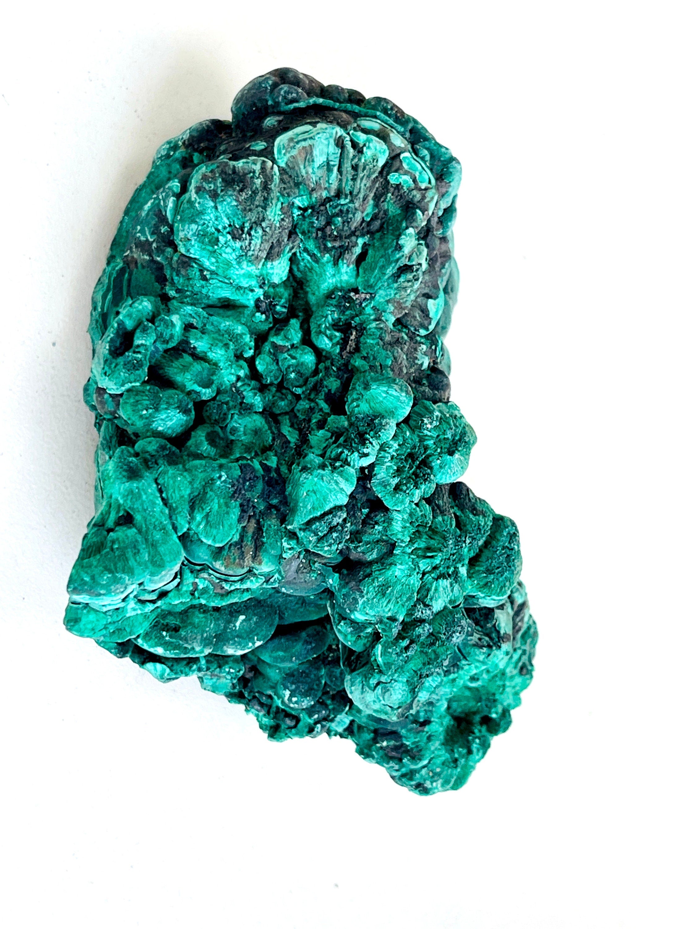 Malachite Specimen, Extremely Unique Shape Malachite, Velvet Malachite, Rare Malachite Specimen, Raw Malachite Specimen