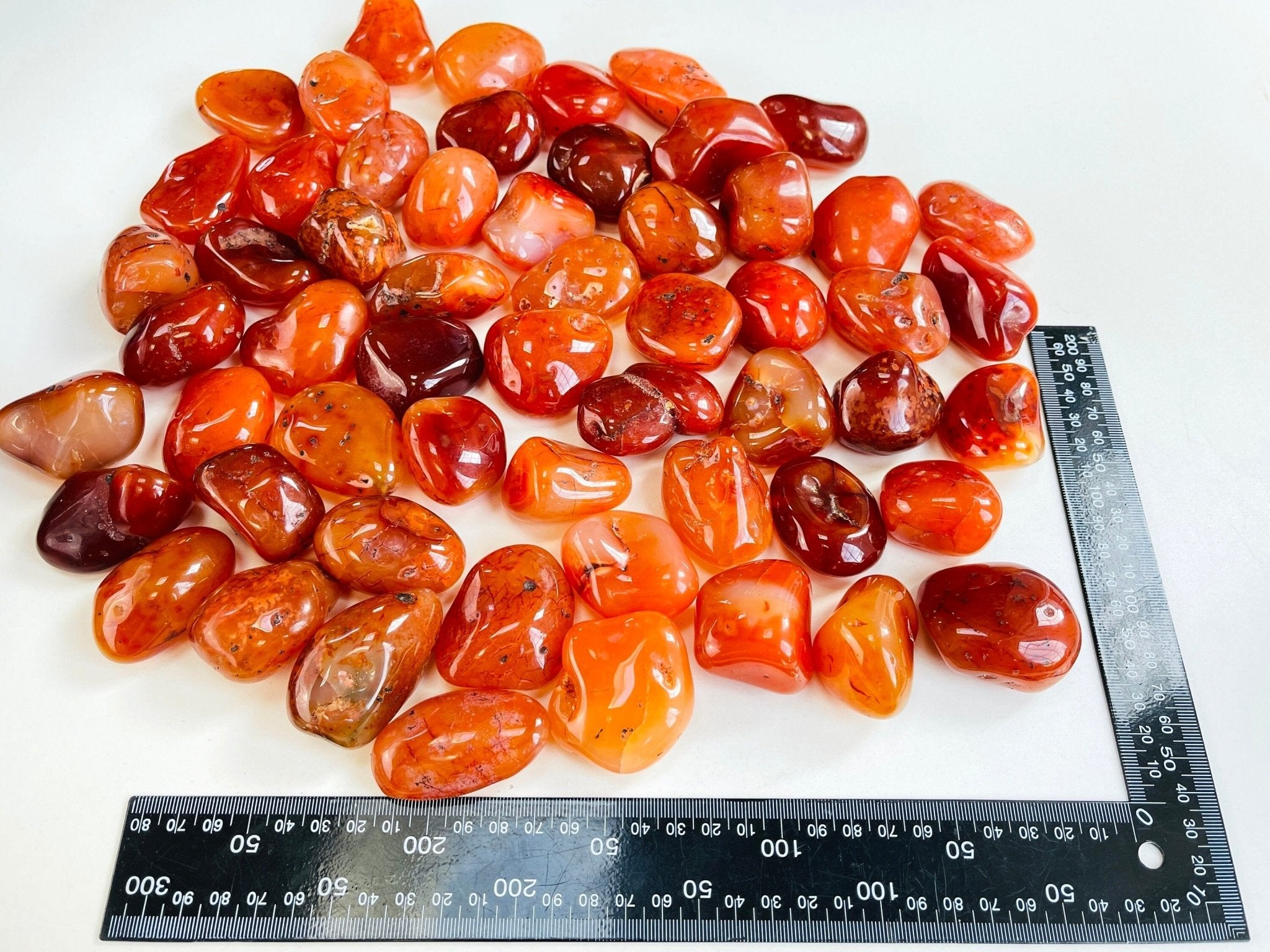 Carnelian Healing Crystal Jumbo Tumble Stone - Million Years Crystal