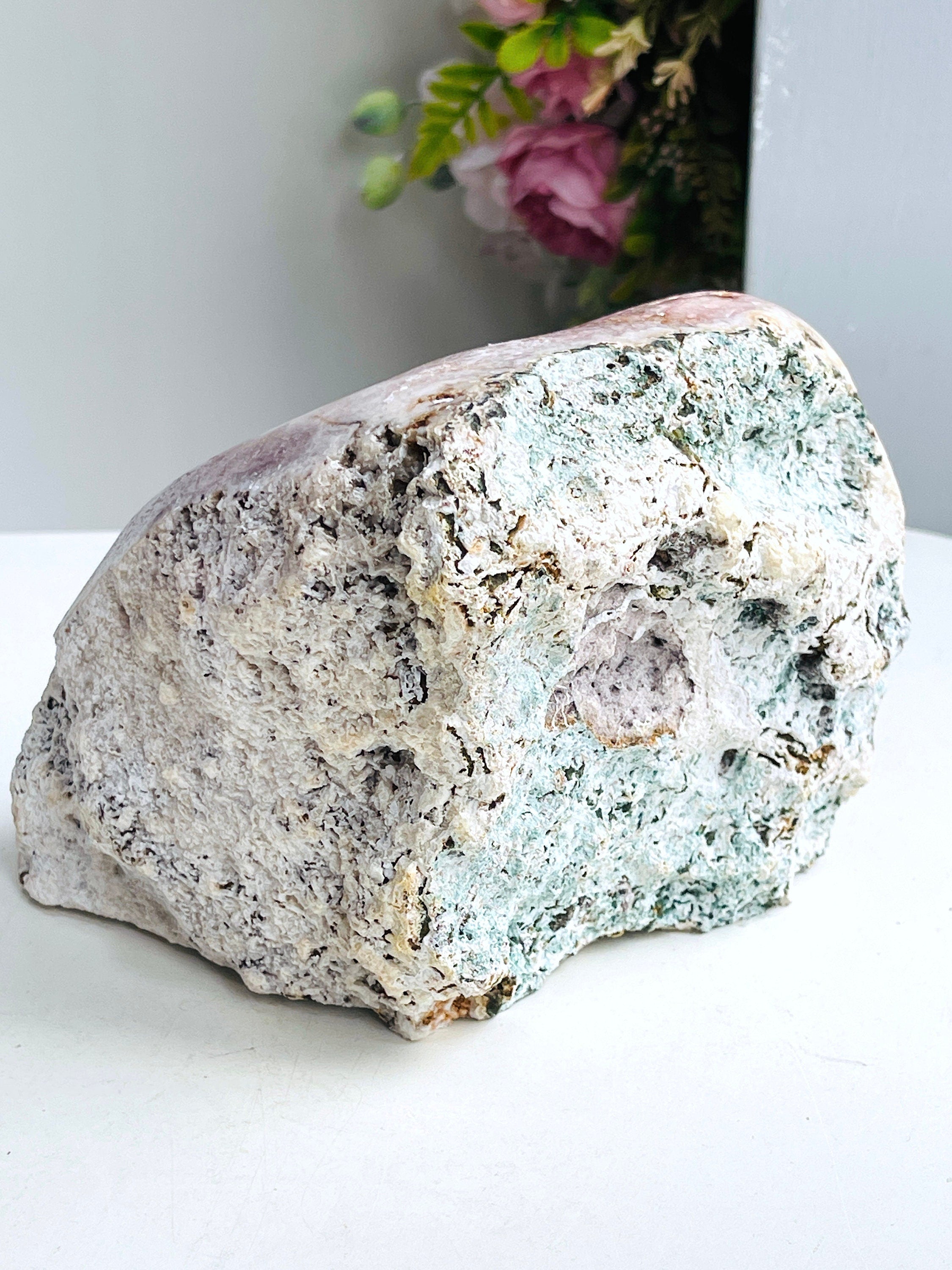 Pink Amethyst Freeform, 2.5kg Super Druzy Pink Amethyst with Amethyst crystal freefrom,  amazing Pink Amethyst Freeform