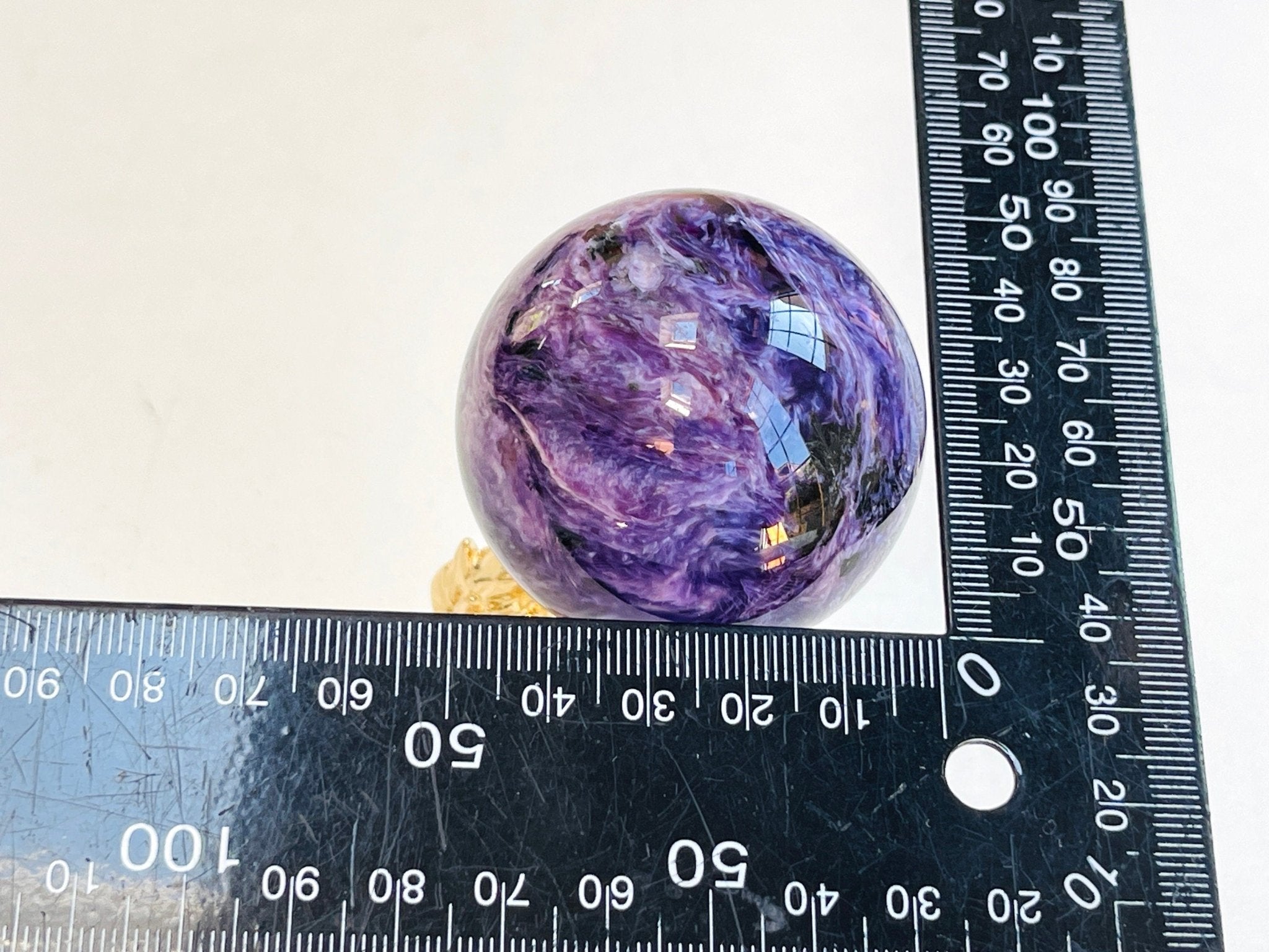 Charoite Sphere - Million Years Crystal