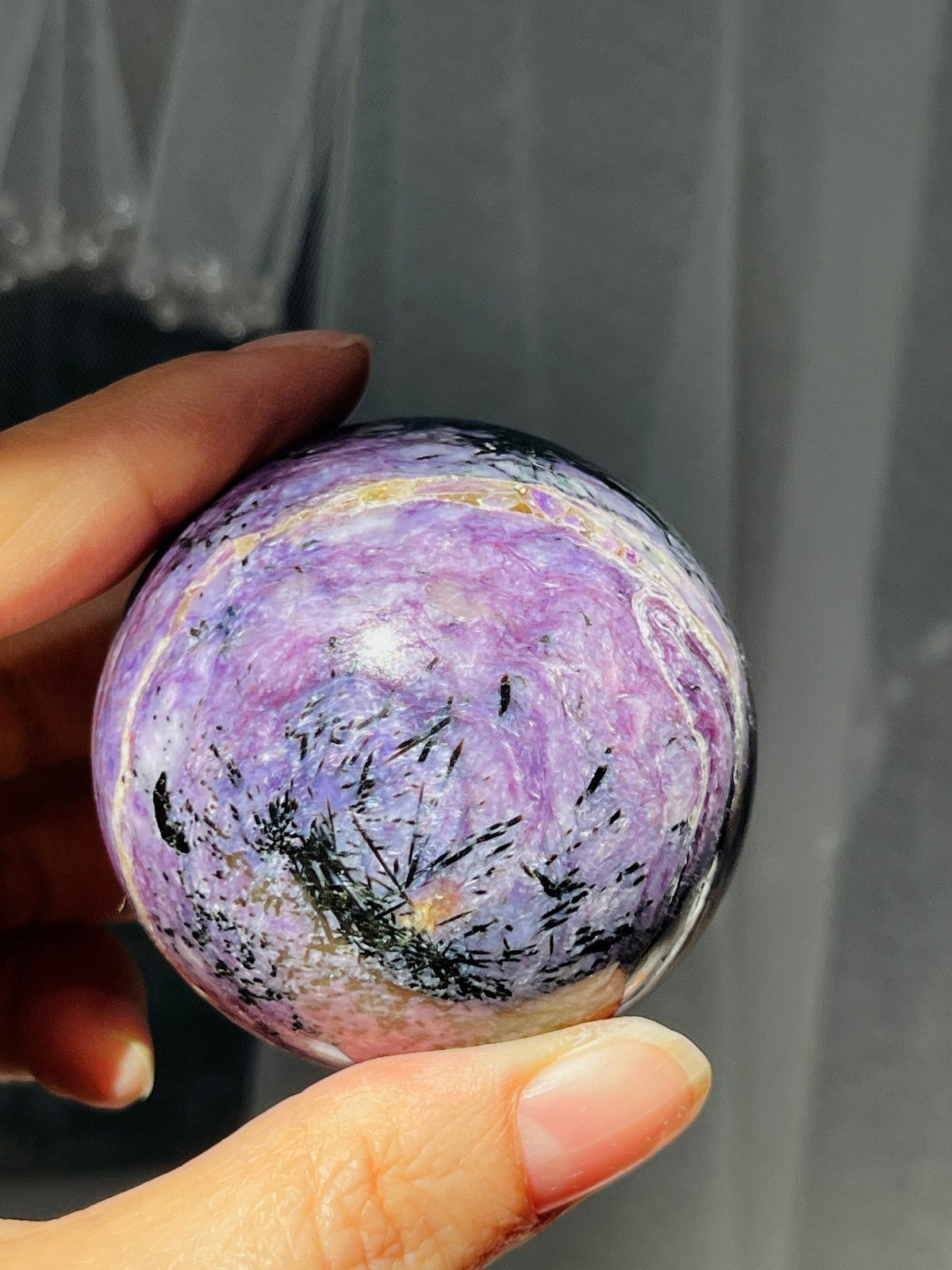 Charoite Sphere - Million Years Crystal