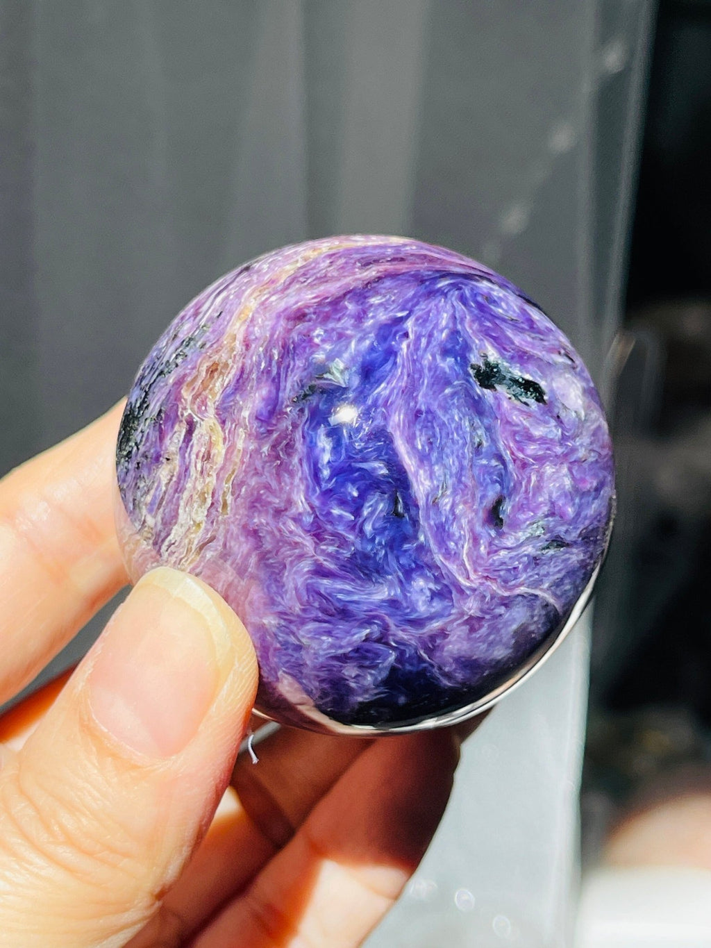 Charoite Sphere - Million Years Crystal
