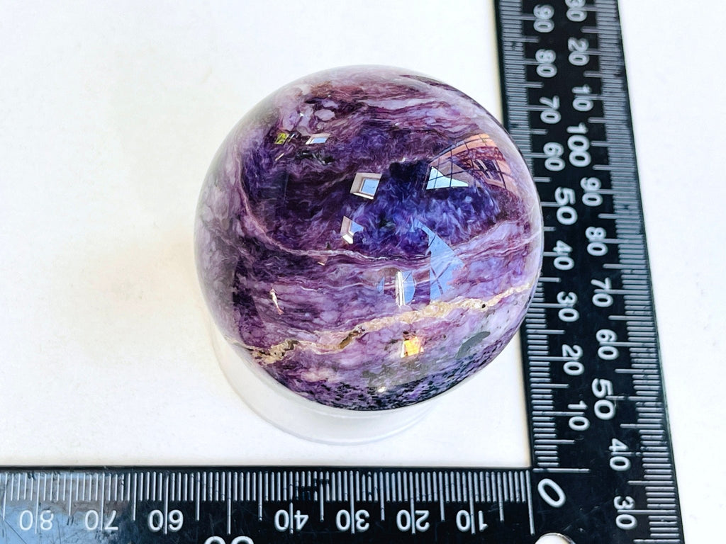 Charoite Sphere - Million Years Crystal