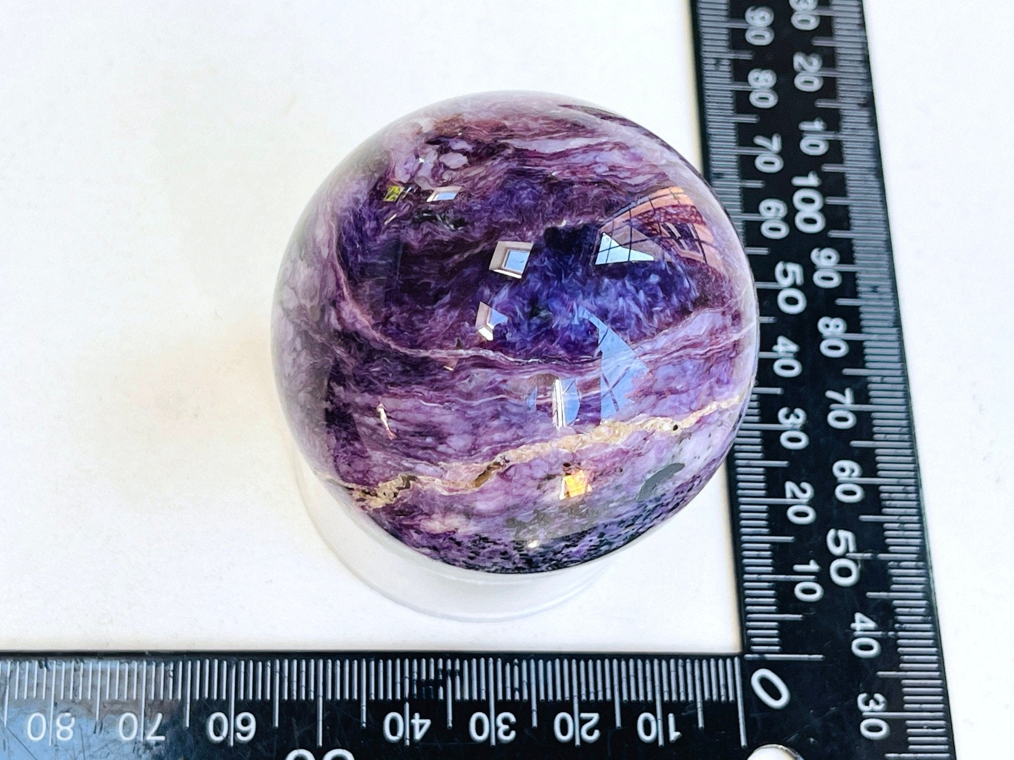 Charoite Sphere - Million Years Crystal